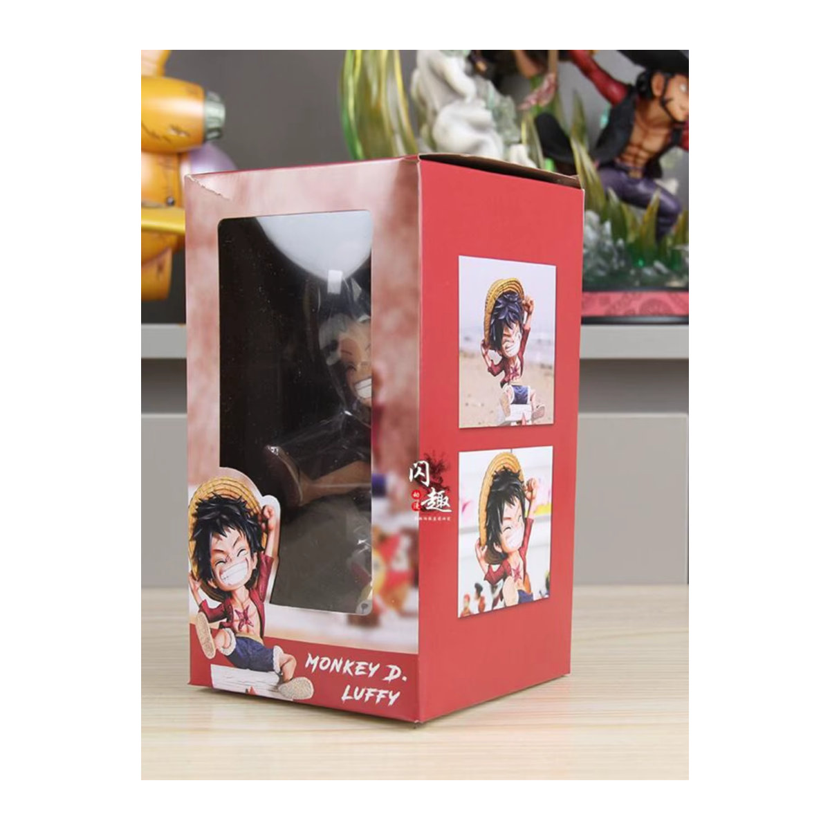 Bandai One Piece Ruffy Hand Modell Statue Strohhut Figur, mehrfarbig - Bild 3