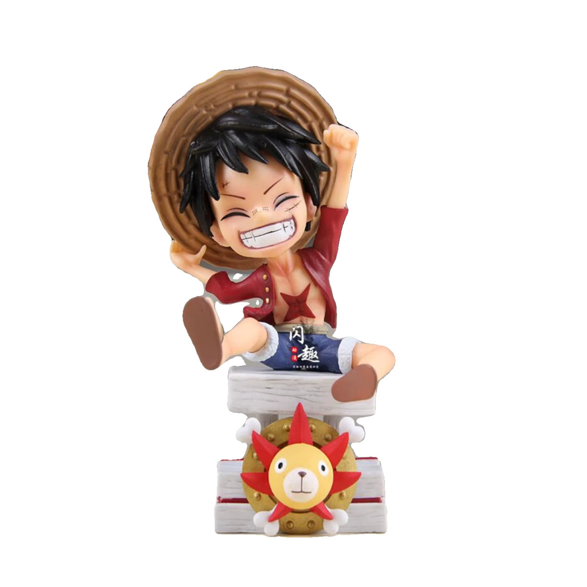 Bandai One Piece Ruffy Hand Modell Statue Strohhut Figur, mehrfarbig - Bild 6