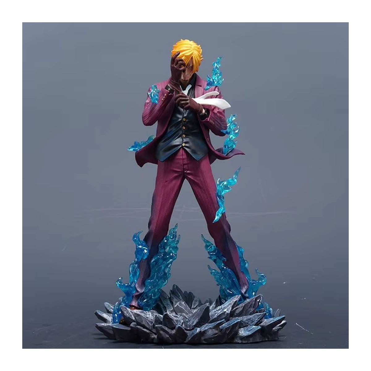 Bandai One Piece Sanji Anime Actionfigur aus Kunststoff, mehrfarbige PVC Statue als Desktop-Ornament und Sammlerstück - Bild 2