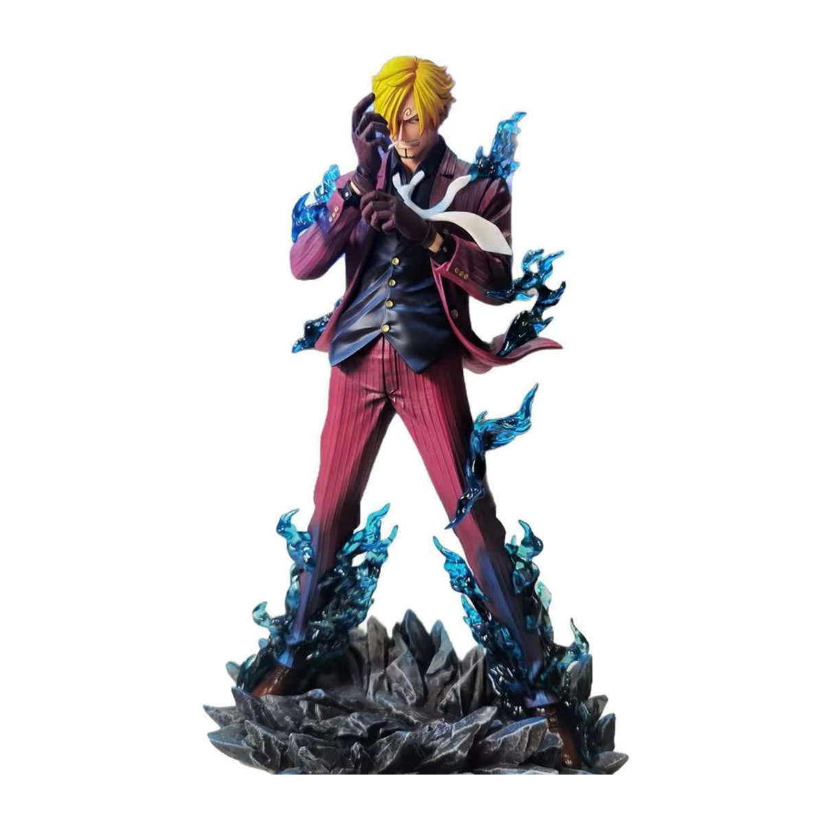 Bandai One Piece Sanji Anime Actionfigur aus Kunststoff, mehrfarbige PVC Statue als Desktop-Ornament und Sammlerstück - Bild 3