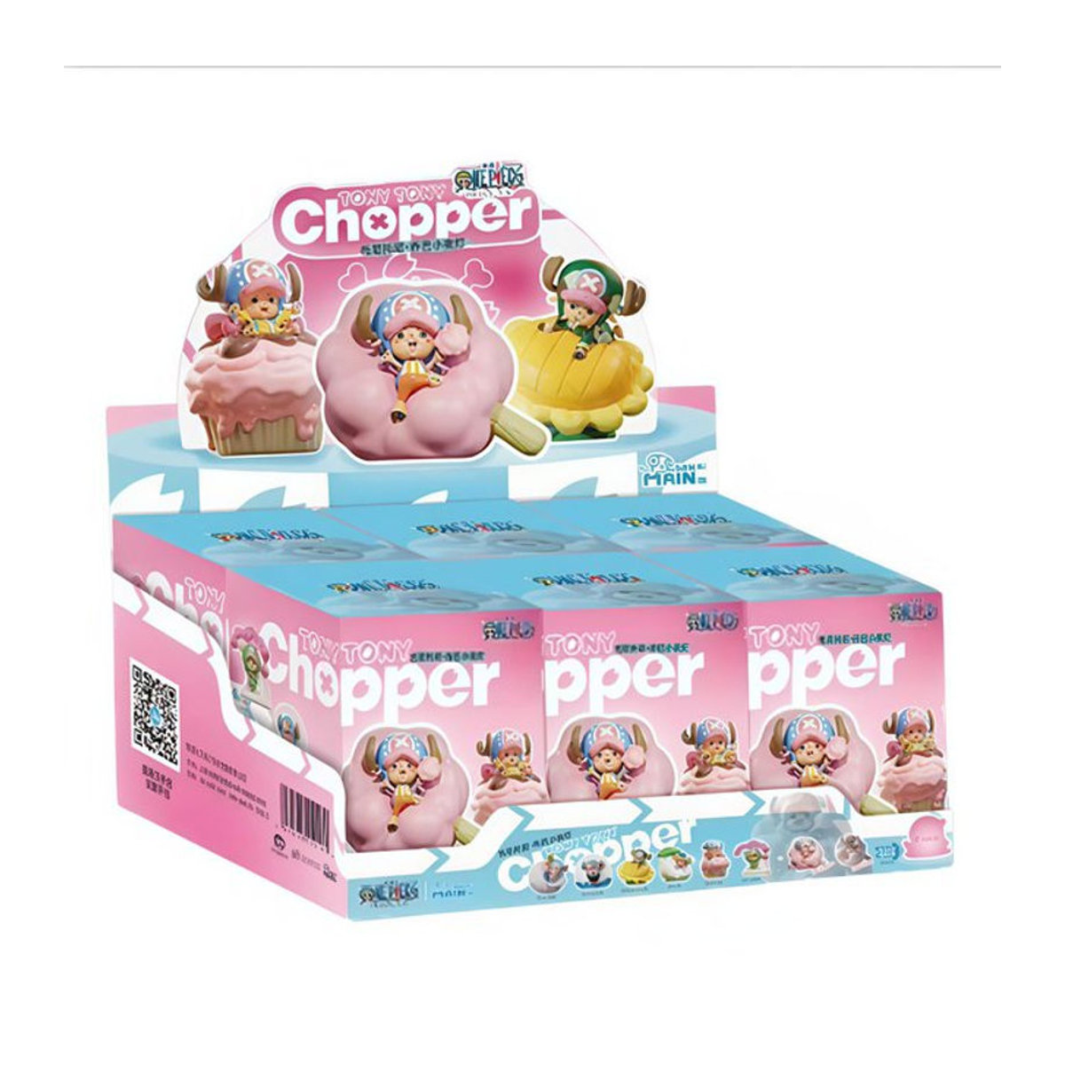 Bandai One Piece Sweet Dream Series Blind Box LED Nachtlicht Ruffy und Chopper als dekoratives Modell für Kinder in Mehrfarbig - Bild 1