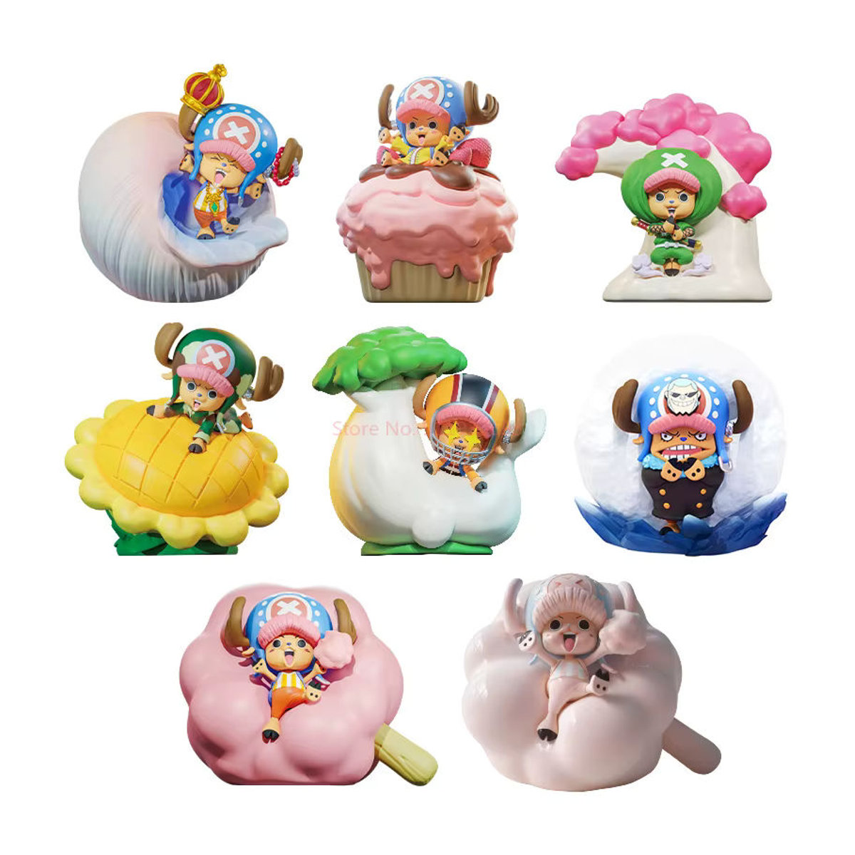 Bandai One Piece Sweet Dream Series Blind Box LED Nachtlicht Ruffy und Chopper als dekoratives Modell für Kinder in Mehrfarbig - Bild 3