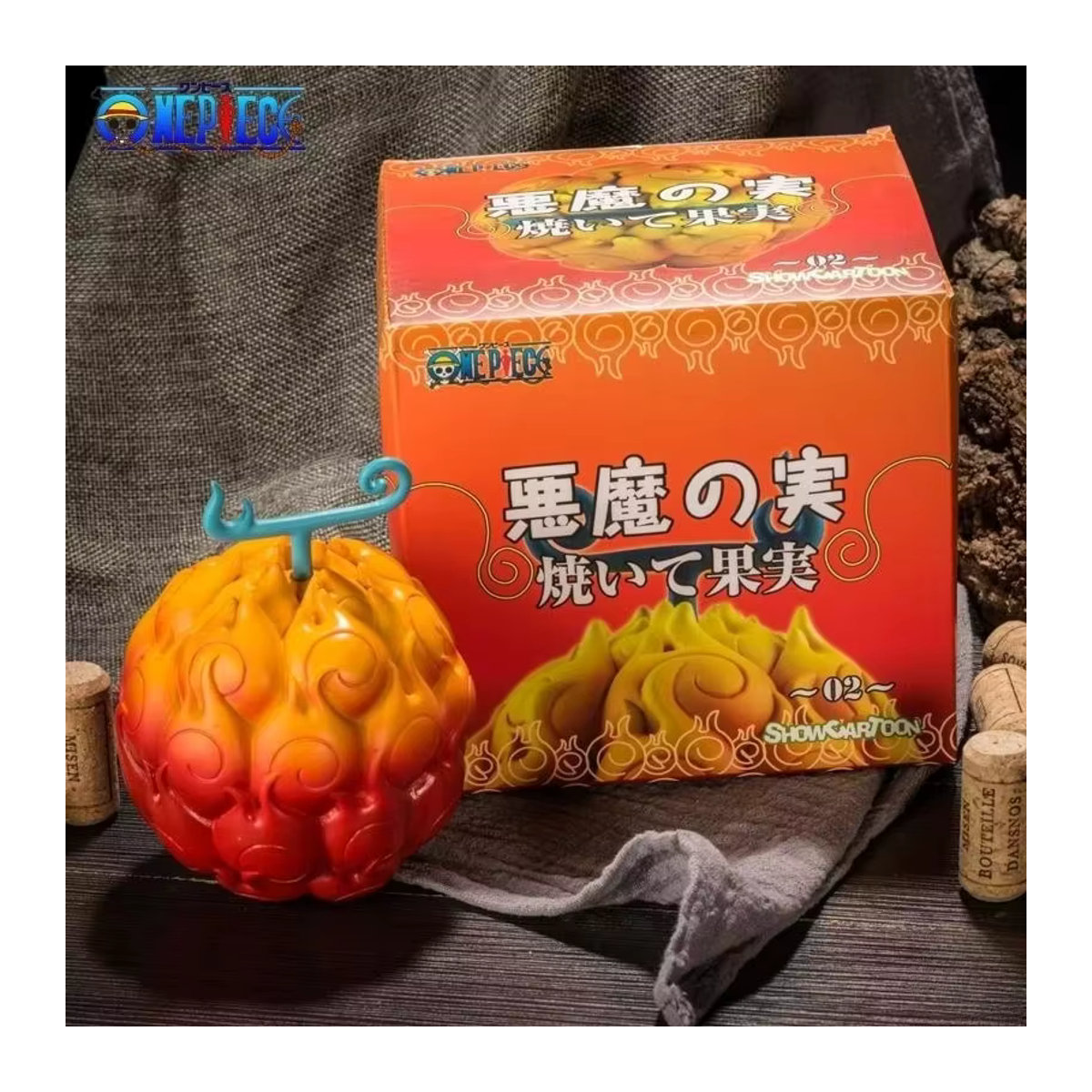 Bandai One Piece Teufelsfrucht Actionfigur aus Kunststoff, mehrfarbiges Anime Modell als Schreibtisch-Ornament - Bild 2