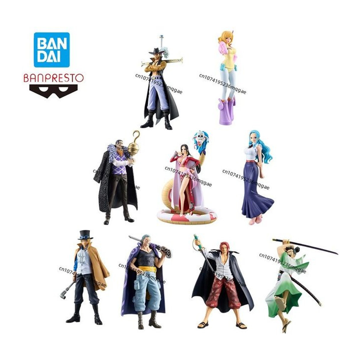 Bandai One Piece The Grandline Series DXF Anime Actionfiguren Nefertari Vivi Sabo Boa Hancock mehrfarbig - Bild 1