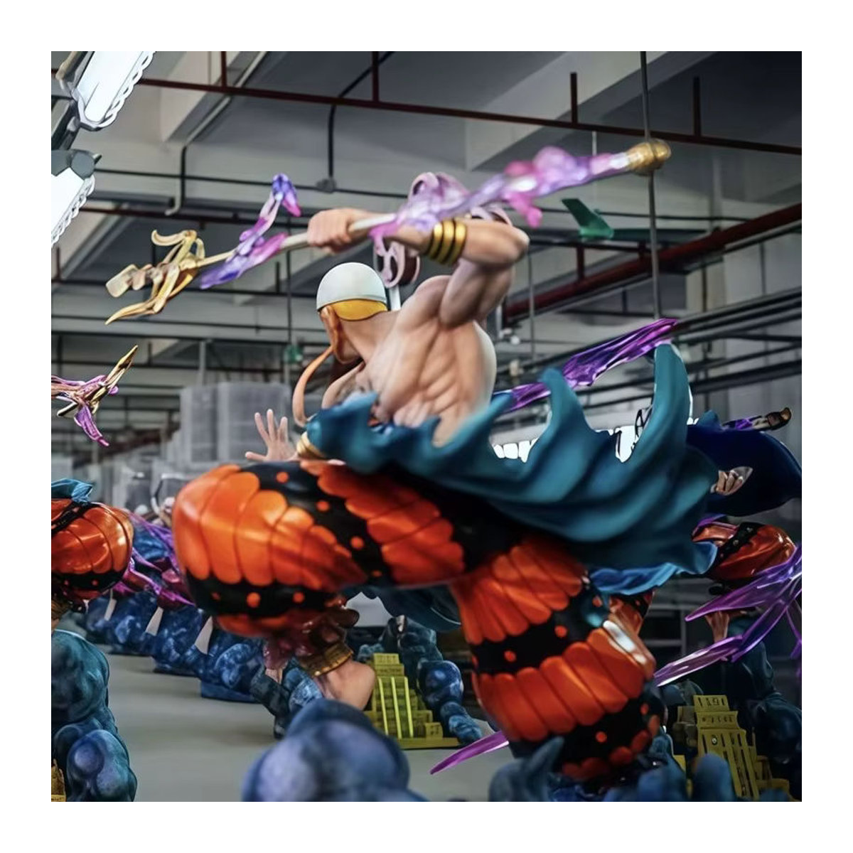 Bandai One Piece Thunder God Enel GK Modell Statue Anime Actionfigur aus Kunstharz, mehrfarbig - Bild 3