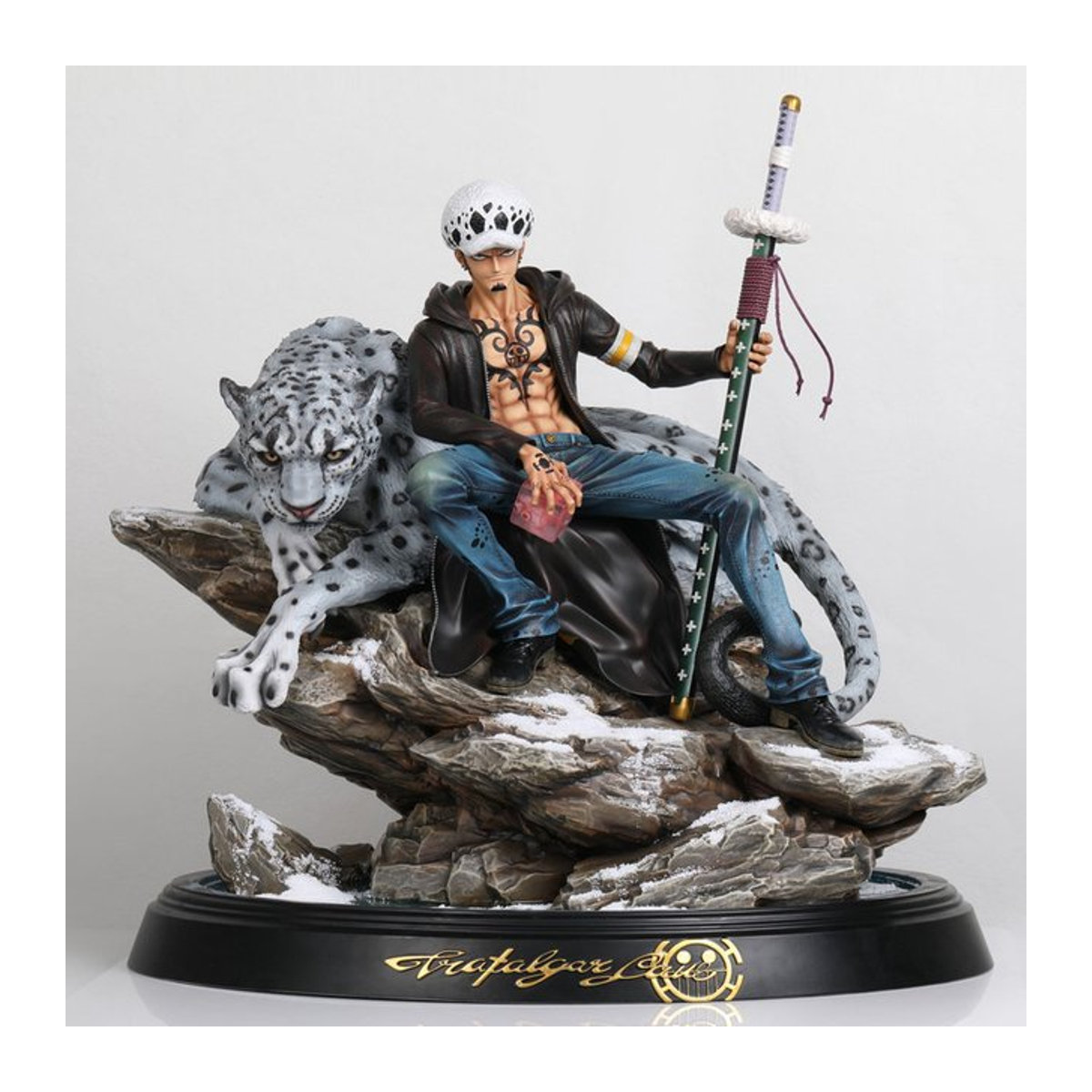 Bandai One Piece Trafalgar Law Battle Ver. Action Figure Statue aus PVC, mehrfarbig, Höhe: 30 cm - Bild 1
