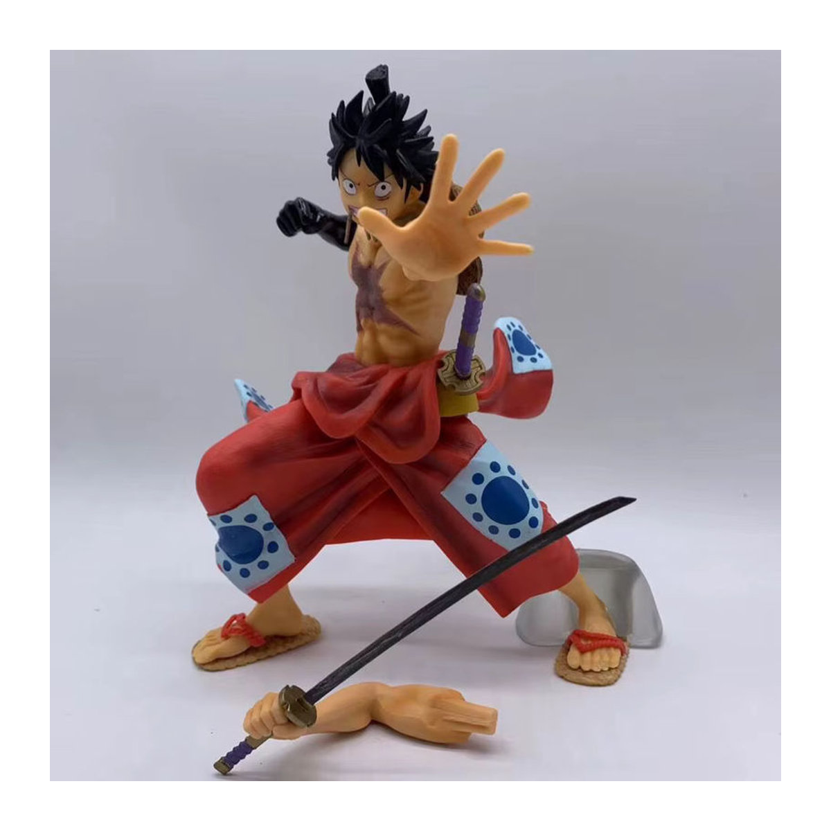 Bandai One Piece und das Land des Kimono Ruffy Modellfigur aus Kunststoff, mehrfarbig - Bild 2