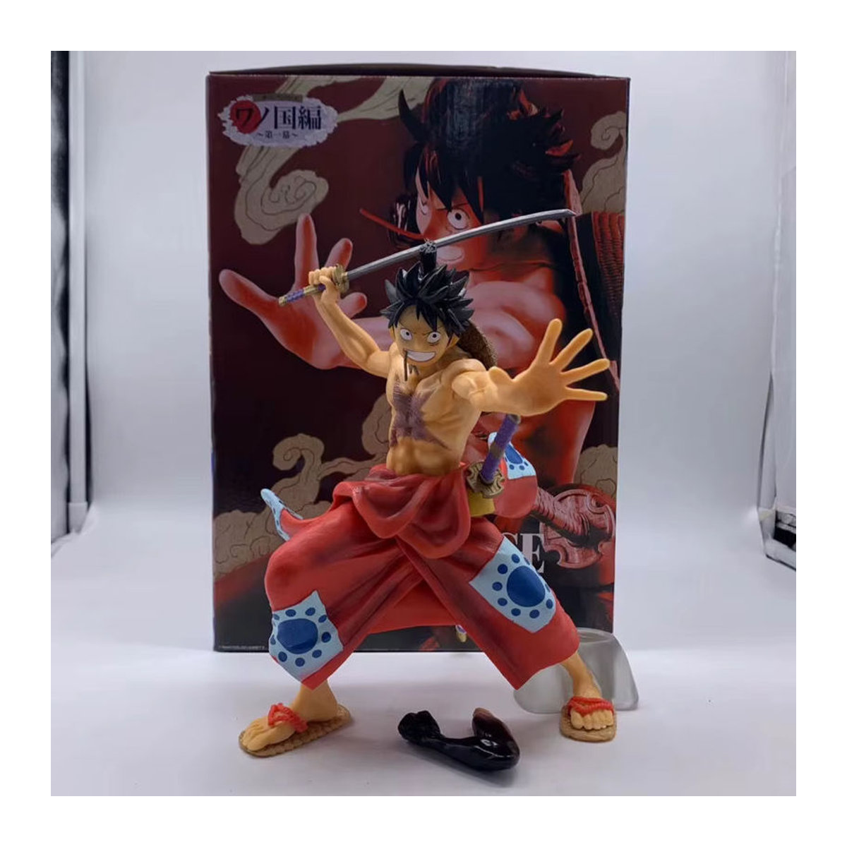 Bandai One Piece und das Land des Kimono Ruffy Modellfigur aus Kunststoff, mehrfarbig - Bild 5