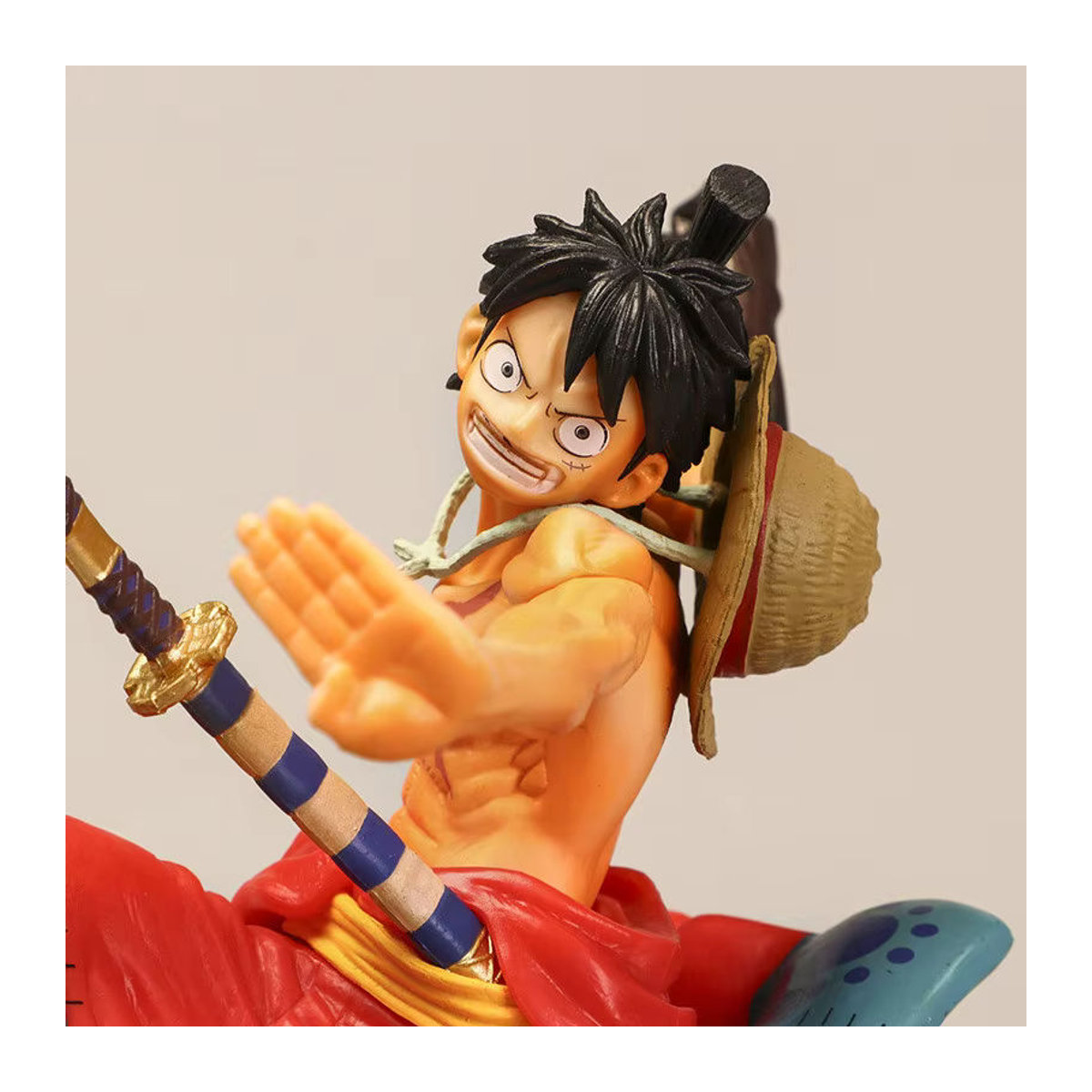 Bandai One Piece Wano Country Monkey D. Ruffy Actionfigur aus PVC, mehrfarbig, Höhe: 21 cm - Bild 3