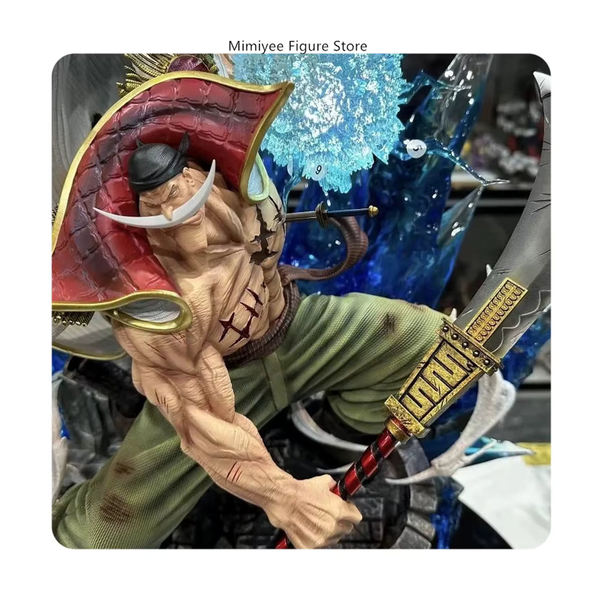 Bandai One Piece Whitebeard Anime-Figur Modell Statue in Weiß und Mehrfarbig, Höhe: 38 cm - Bild 2