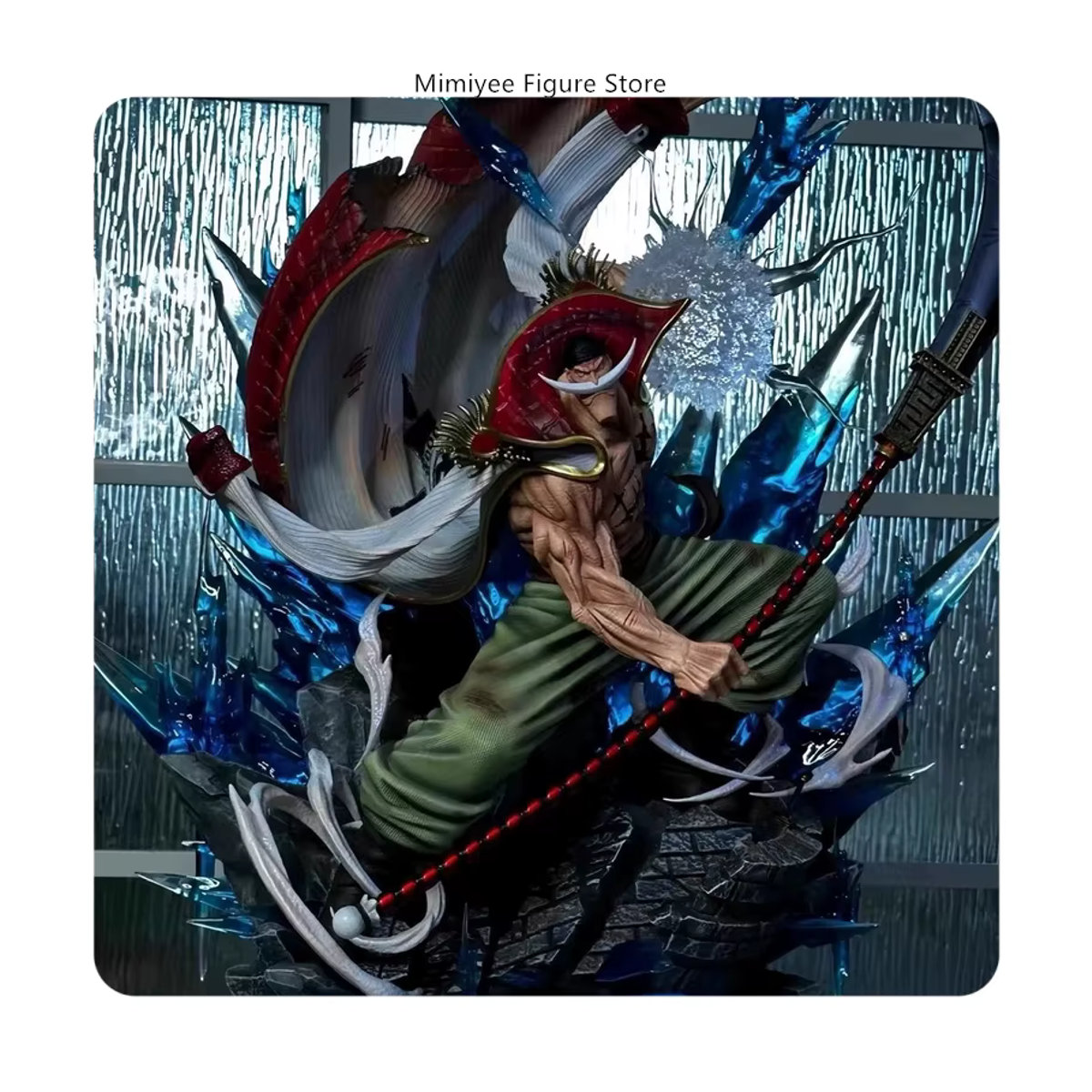 Bandai One Piece Whitebeard Anime-Figur Modell Statue in Weiß und Mehrfarbig, Höhe: 38 cm - Bild 4