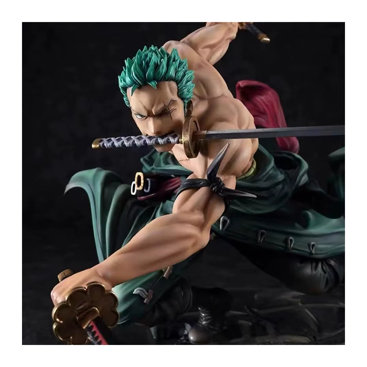 Bandai One Piece Zoro Actionfigur im Drei-Klingen-Stil, mehrfarbig, Höhe: 10 cm - Bild 2