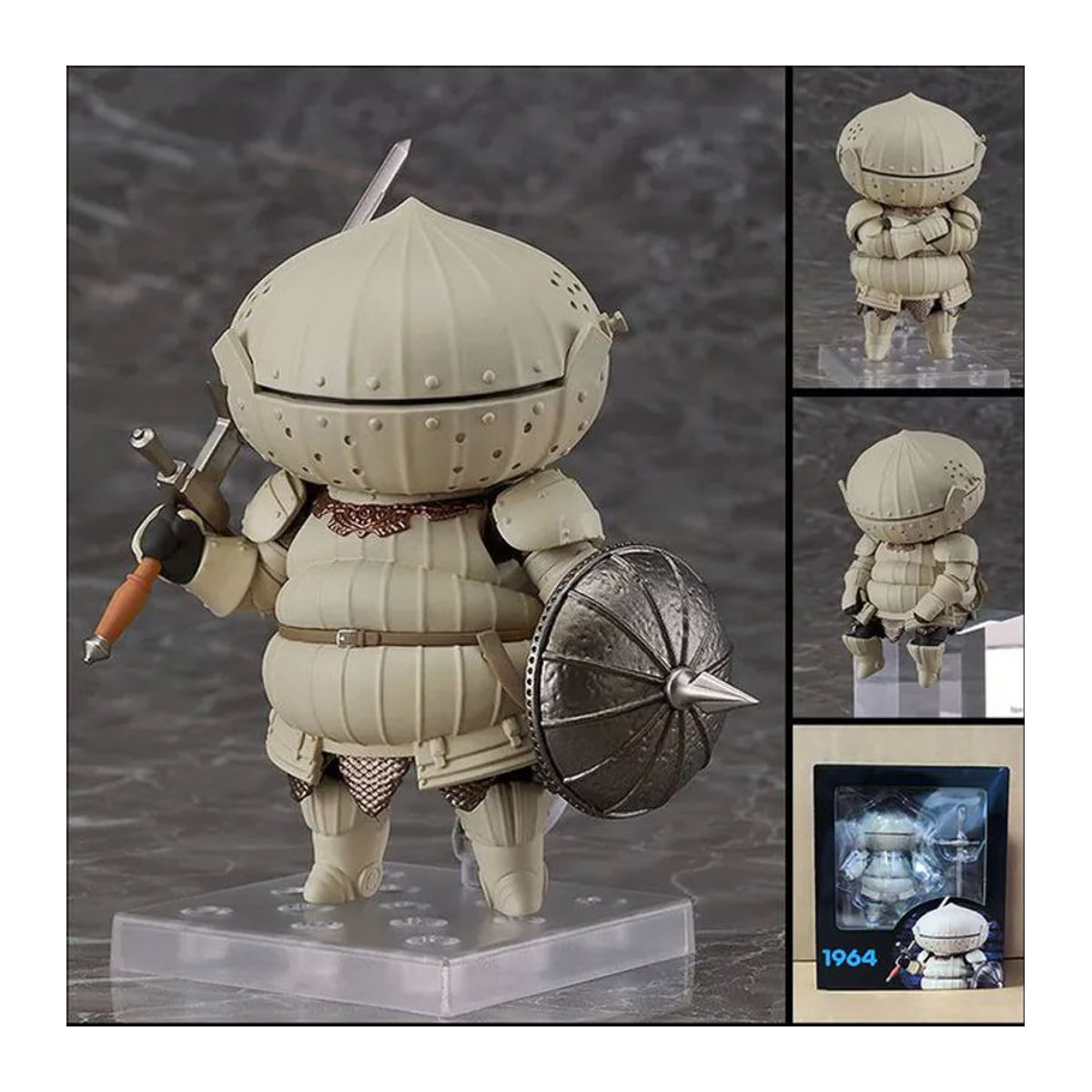 Bandai Onion Knight Actionfigur aus Kunststoff in Schwarz und Beige als Sammlermodell und Desktop-Dekoration - Bild 1