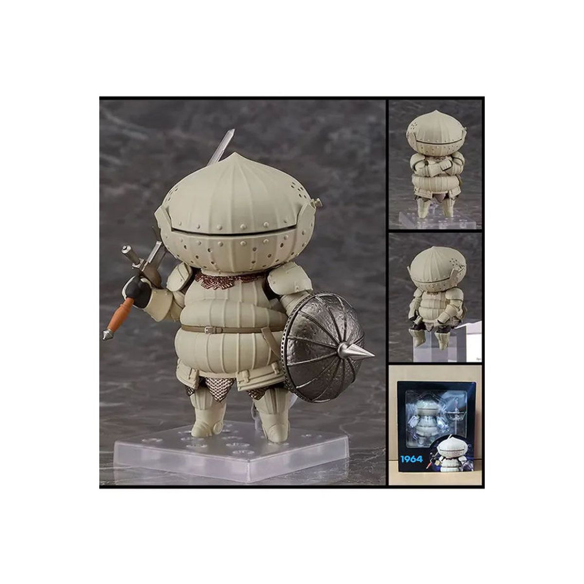 Bandai Onion Knight Actionfigur aus Kunststoff in Schwarz und Beige als Sammlermodell und Desktop-Dekoration - Bild 5