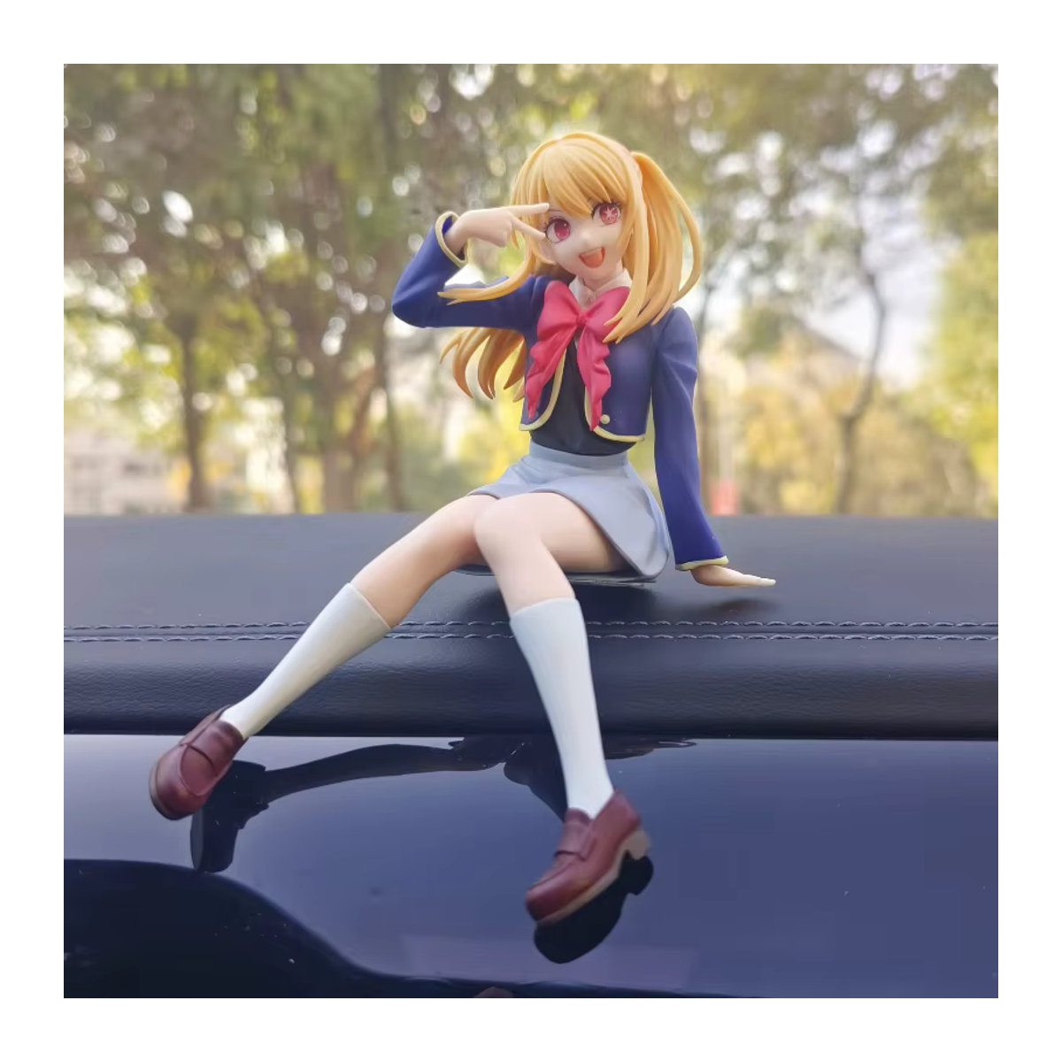 Bandai Oshi No Ko Anime Figuren Set Hoshino Aquamarin, Hoshino Rubii und Arima Kana aus Kunststoff, mehrfarbig - Bild 1