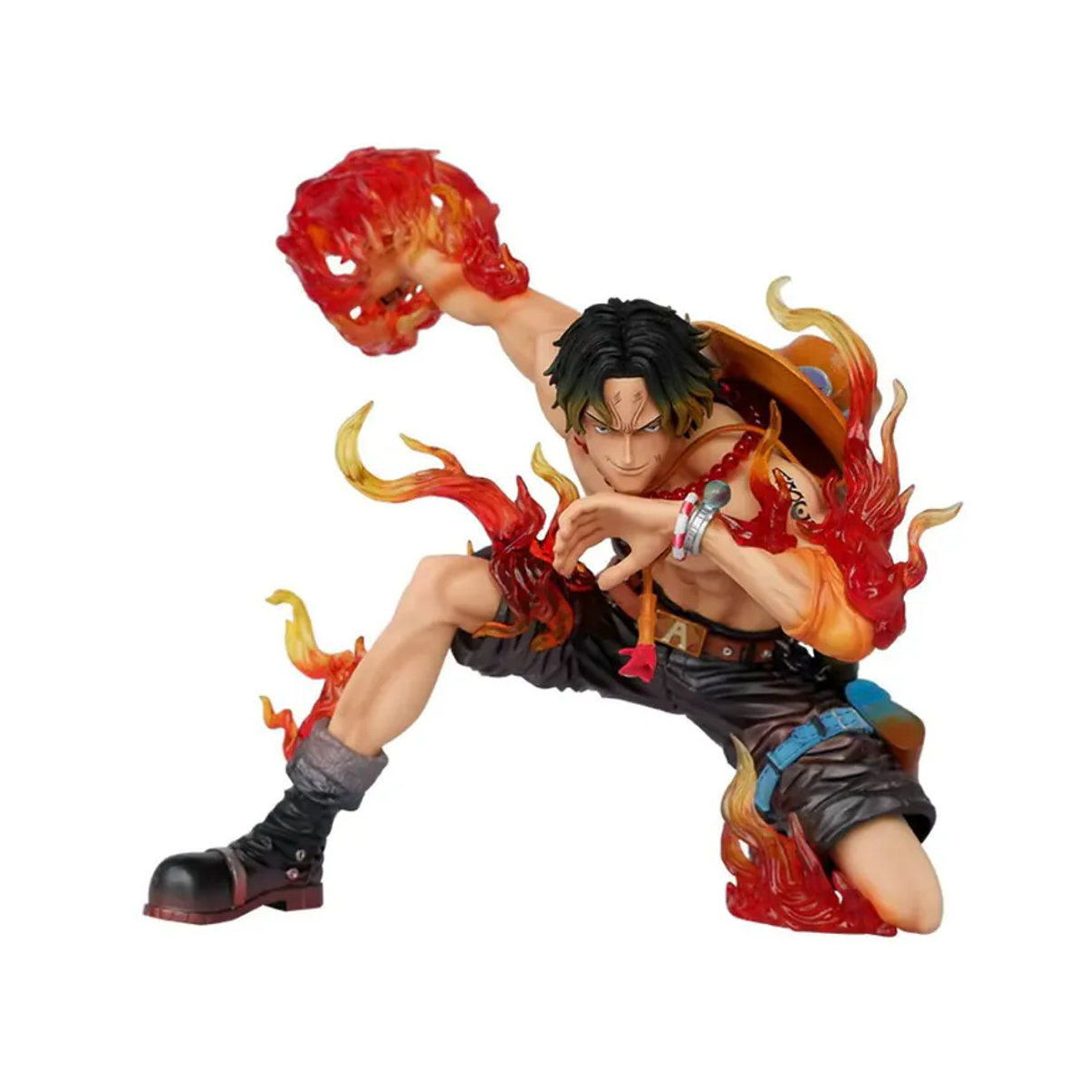 Bandai Pirate King Fire Fist Ace Figur aus der Resonance Series, mehrfarbige PVC-Statue aus Kunststoff für Sammler und Fans - Bild 3