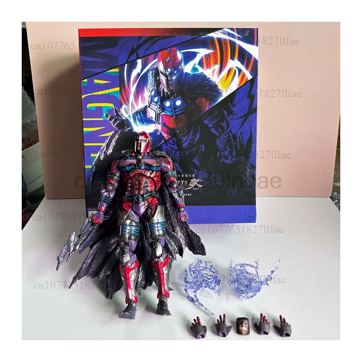 Bandai PLAY Arts Magneto Max Eisenhardt Action Figure aus PVC, mehrfarbiges Sammlermodell mit beweglichen Gelenken - Bild 4