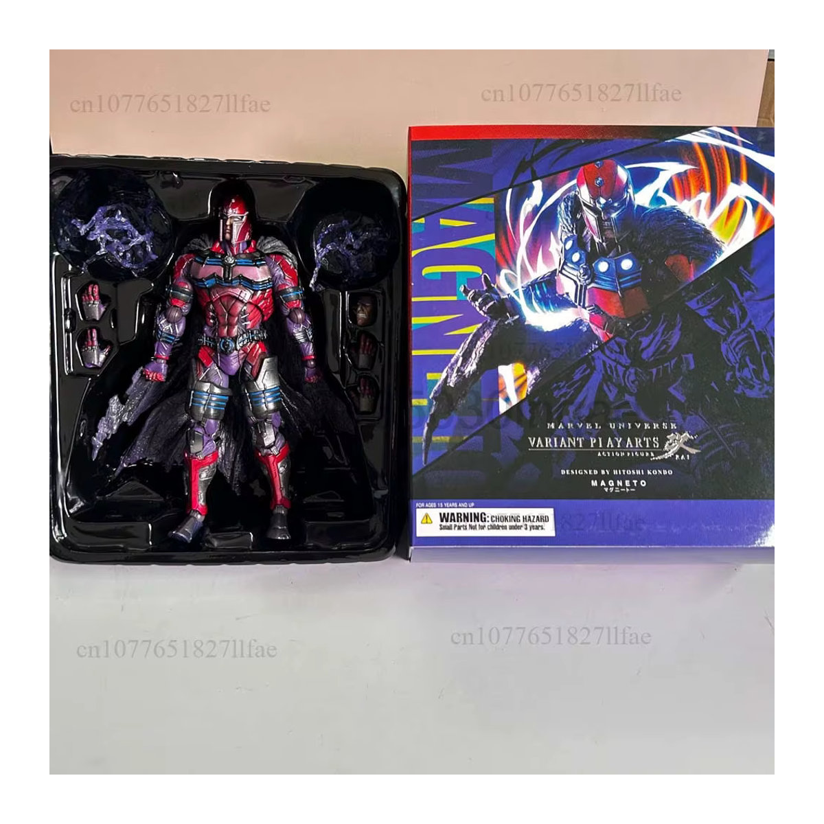 Bandai PLAY Arts Magneto Max Eisenhardt Action Figure aus PVC, mehrfarbiges Sammlermodell mit beweglichen Gelenken - Bild 6