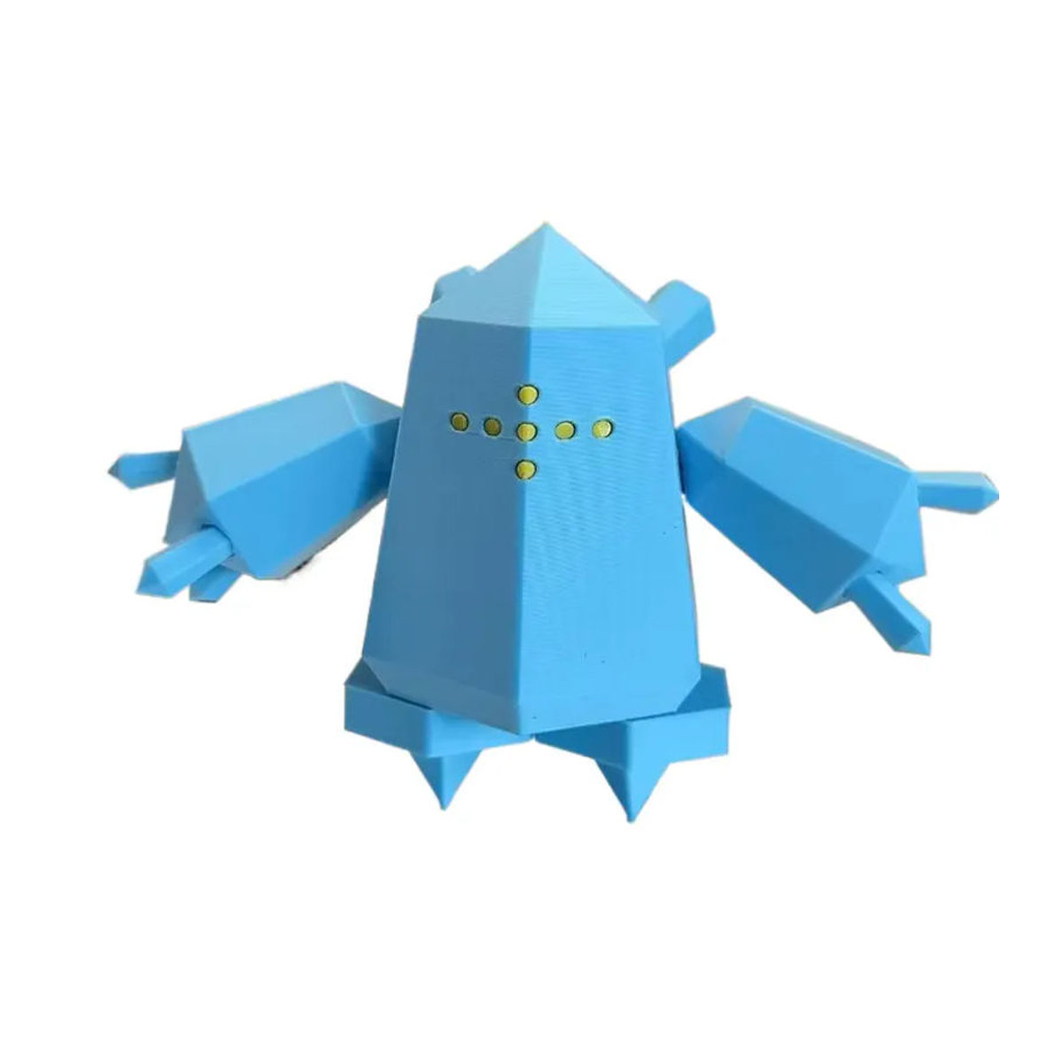 Bandai Pokémon 3D-Druck Modell Regirock Registeel Regice im Maßstab 1:20 aus Kunststoff, mehrfarbiges Desktop-Ornament zur Dekoration - Bild 4