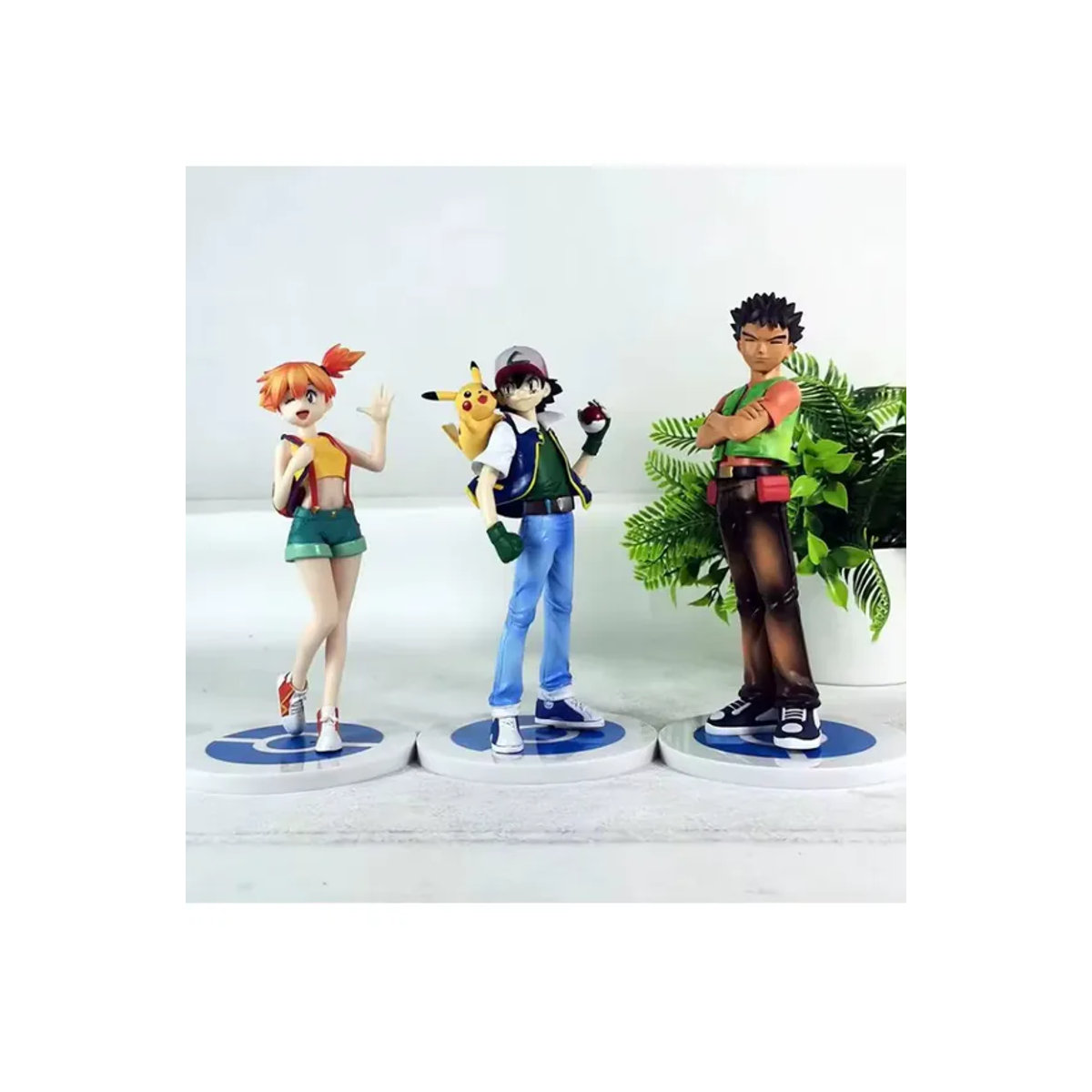 Bandai Pokémon Actionfiguren Ash Ketchum, Misty und Brock als PVC Sammelmodell aus Kunststoff, mehrfarbig, Höhe: 18 cm - Bild 7