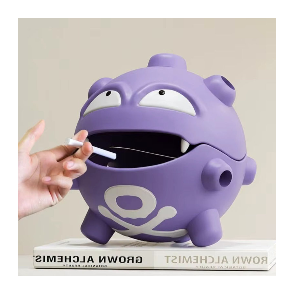 Bandai Pokémon Anime-Figur Koffing lila PVC-Modell als Desktop-Dekoration für Kinder, Höhe: 18 cm - Bild 3