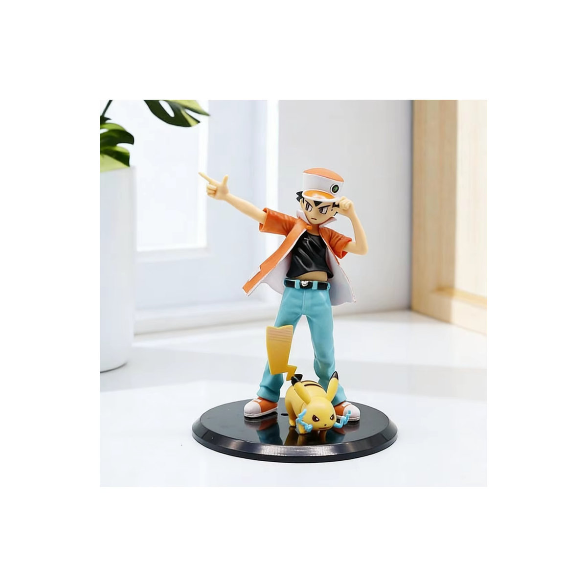 Bandai Pokemon Ash Ketchum Actionfigur aus Kunststoff, mehrfarbig - Bild 1