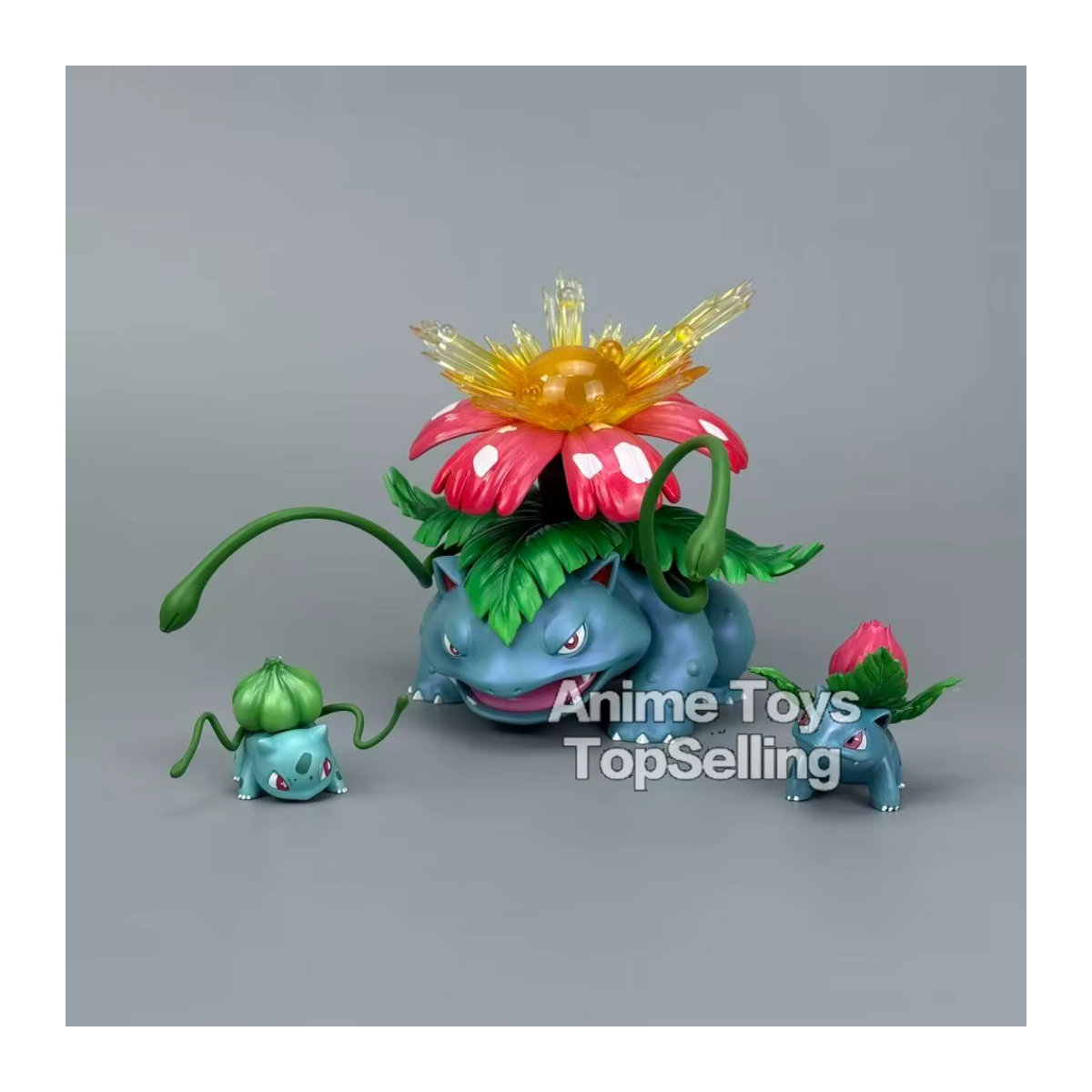 Bandai Pokemon Bulbasaur Actionfigur aus Kunststoff, mehrfarbig, Höhe: 3,5 bis 13 cm - Bild 3