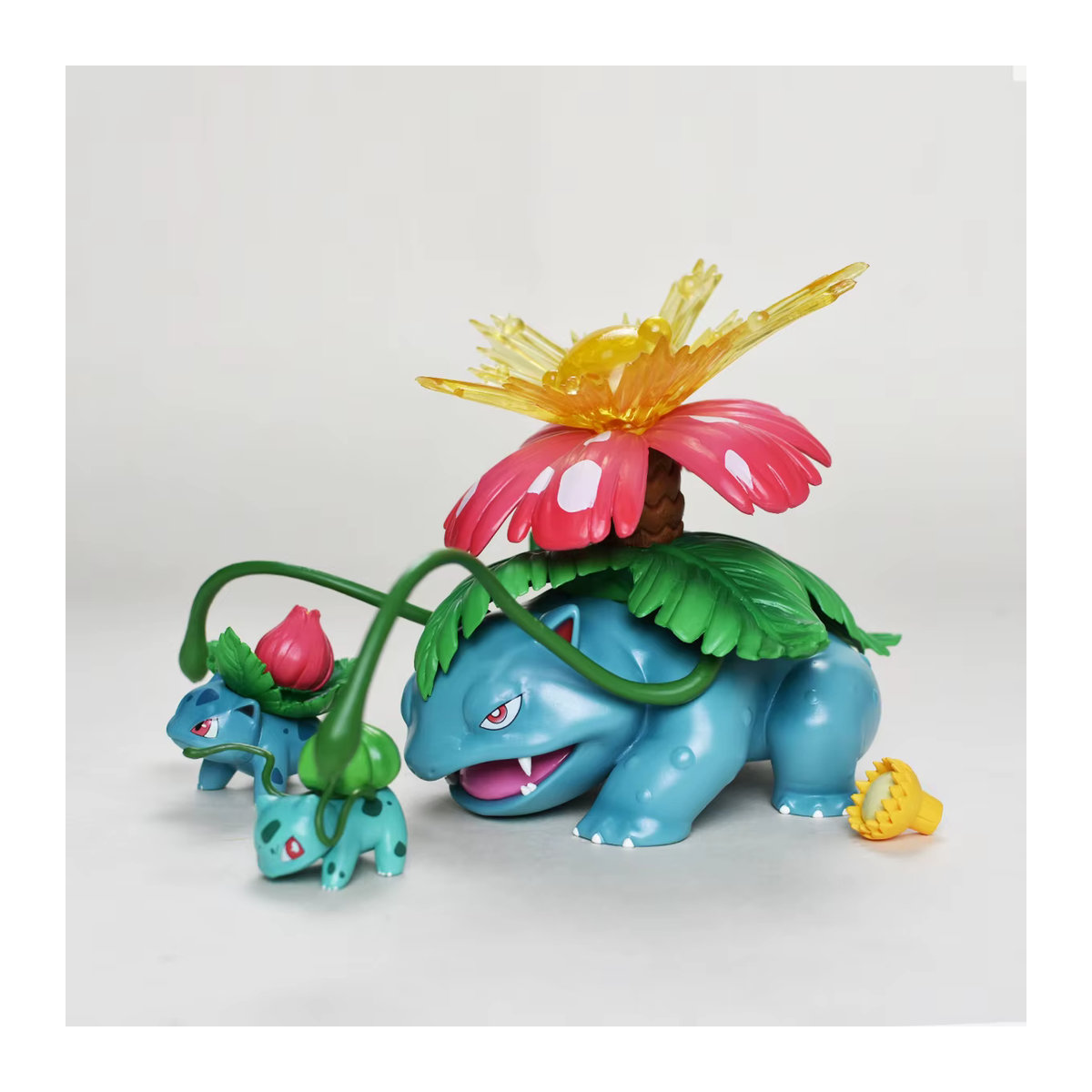 Bandai Pokémon Bulbasaur Evolutionskombination Actionfigur aus Kunststoff, mehrfarbig - Bild 3