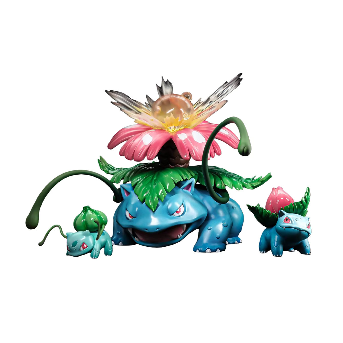 Bandai Pokémon Bulbasaur Evolutionskombination Actionfigur aus Kunststoff, mehrfarbig - Bild 4