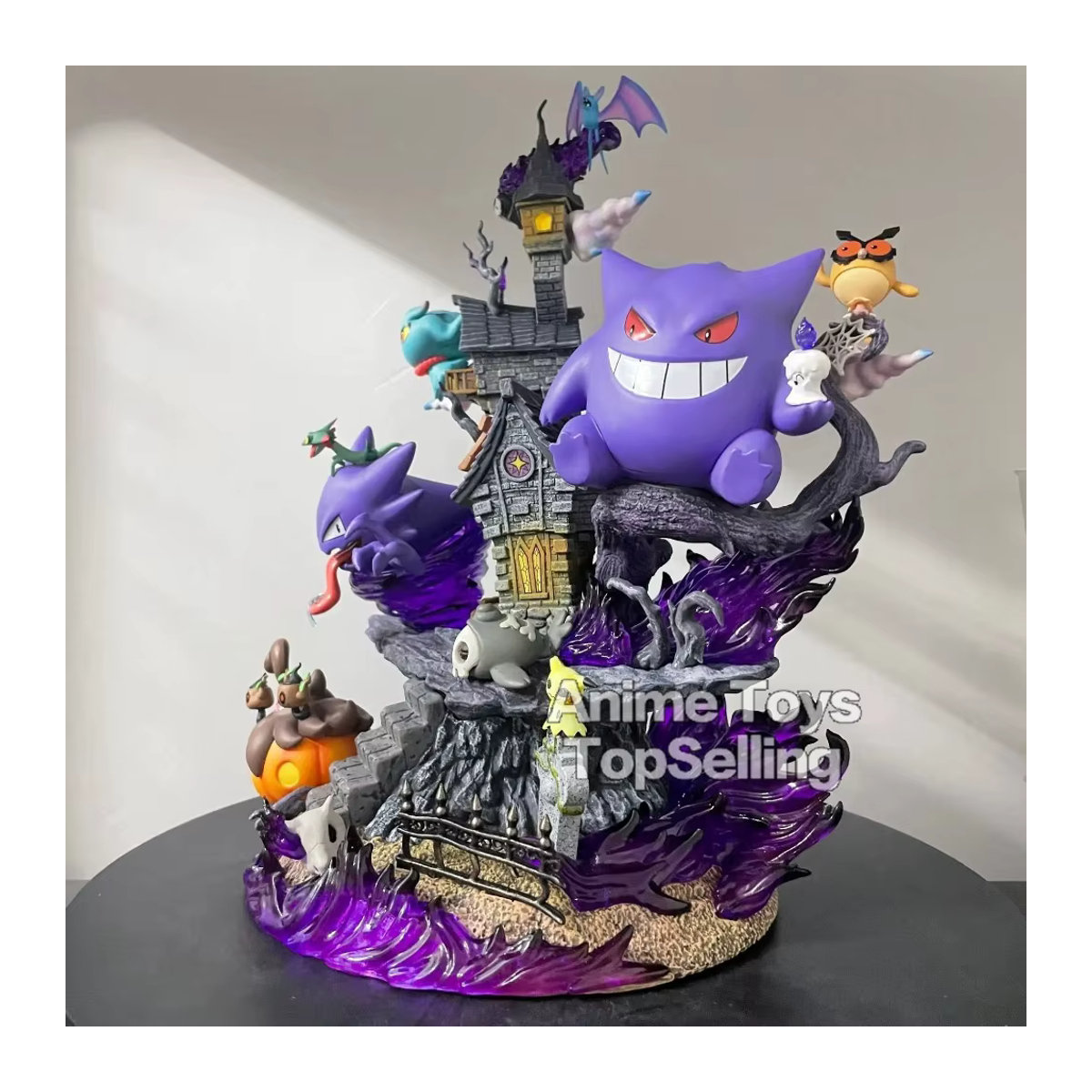 Bandai Pokemon Gengar Anime Figur aus Kunststoff in Lila, Höhe: 30 cm - Bild 2
