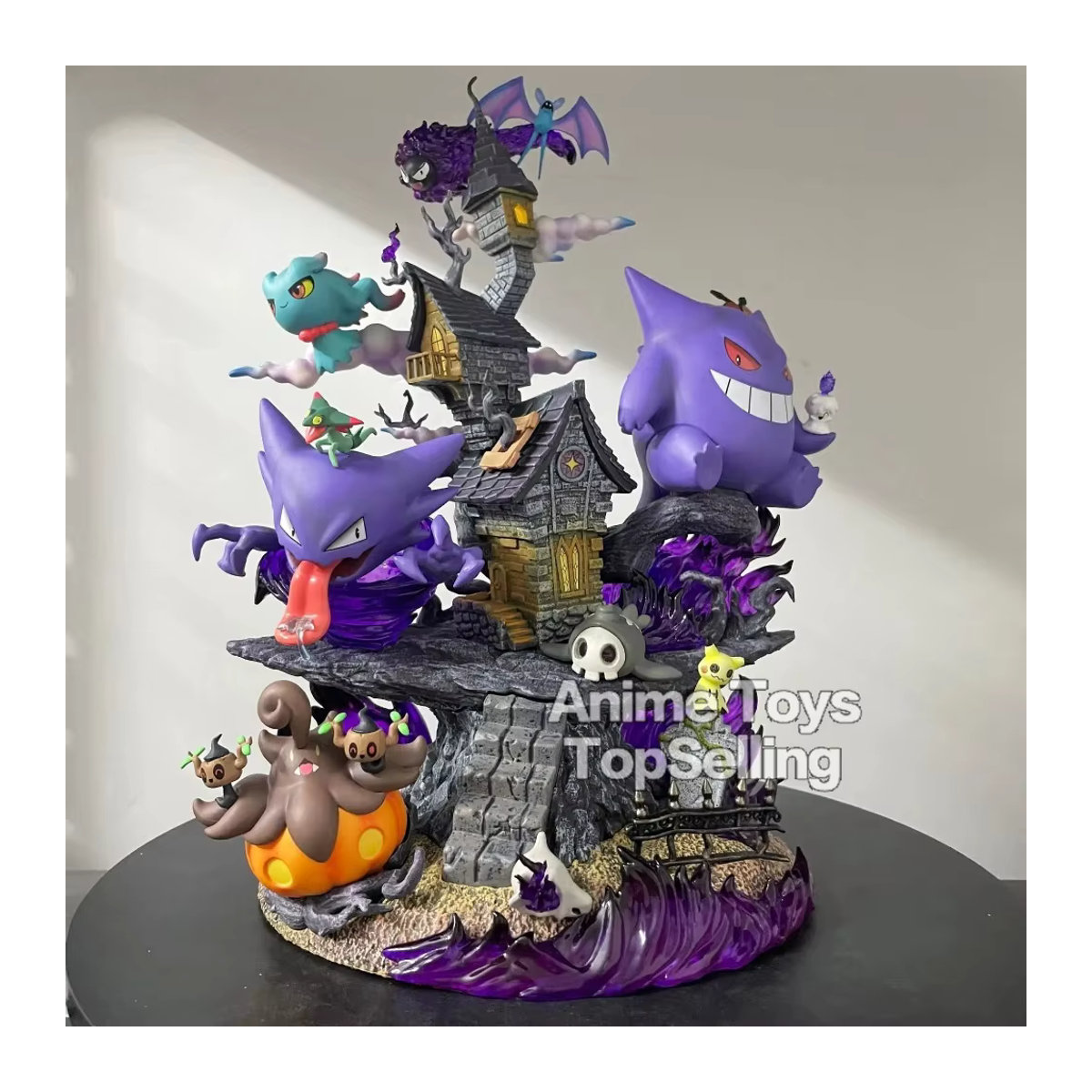 Bandai Pokemon Gengar Anime Figur aus Kunststoff in Lila, Höhe: 30 cm - Bild 3