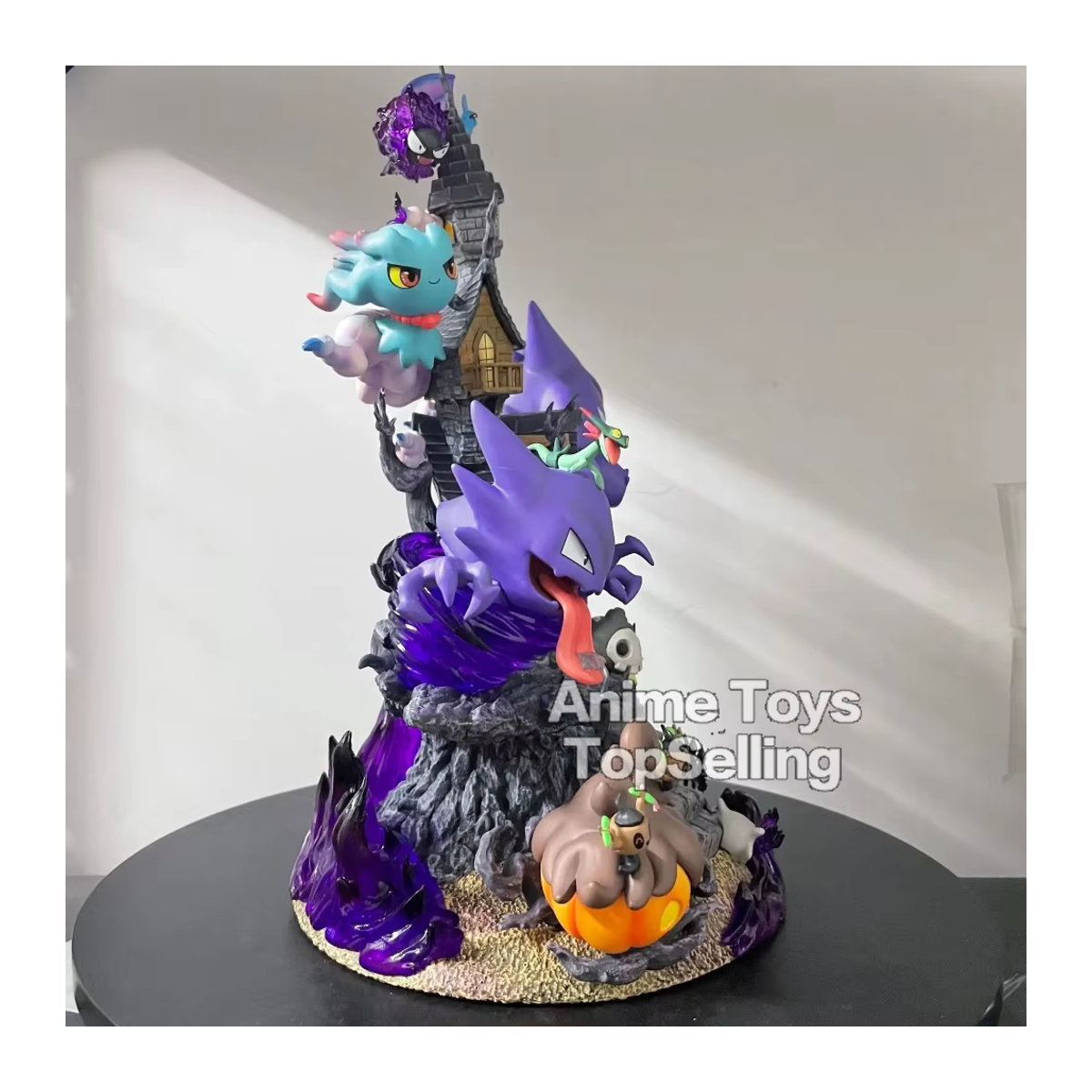 Bandai Pokemon Gengar Anime Figur aus Kunststoff in Lila, Höhe: 30 cm - Bild 5