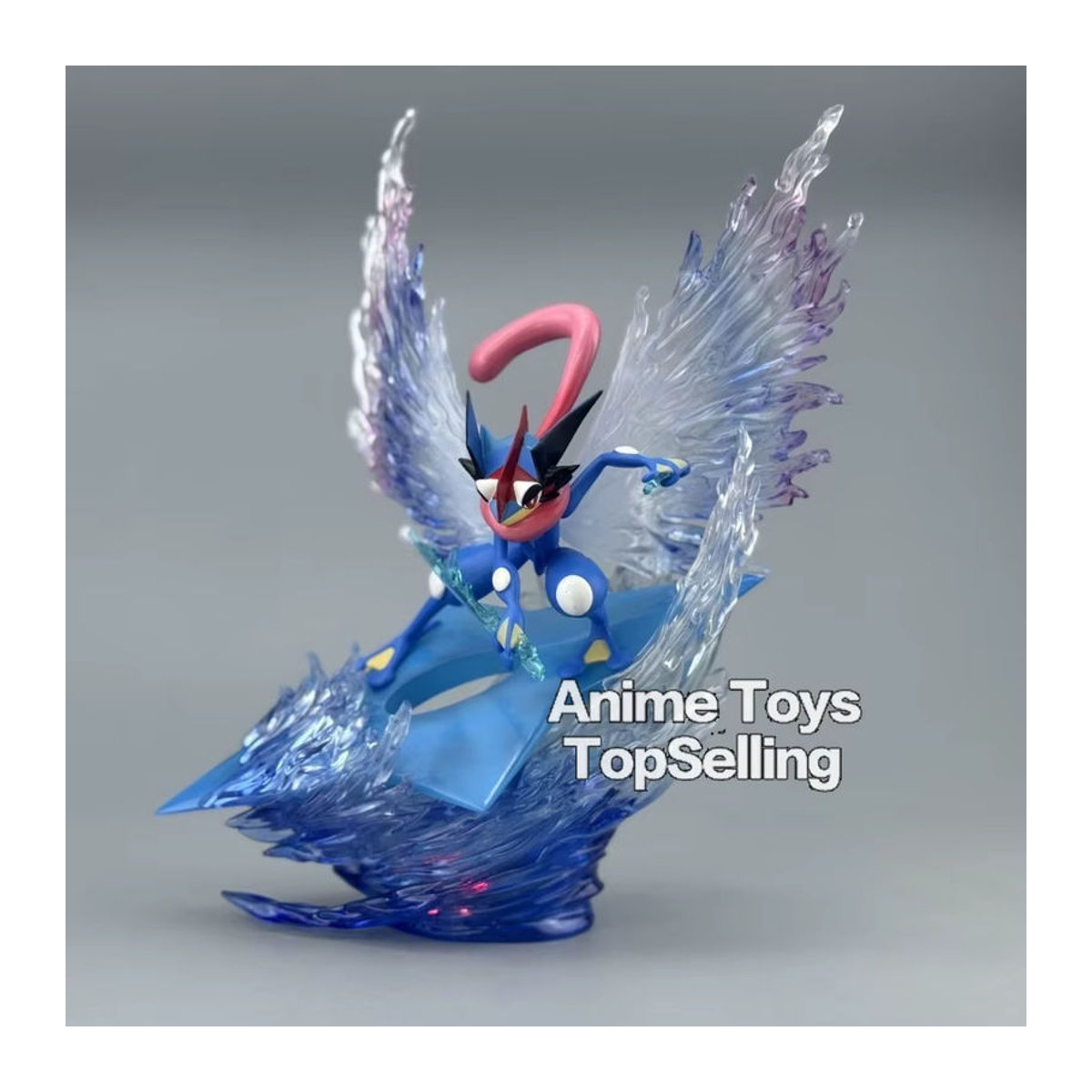 Bandai Pokemon Greninja Actionfigur Blau, PVC Sammelmodell für Kinder, Höhe: 21 cm - Bild 4