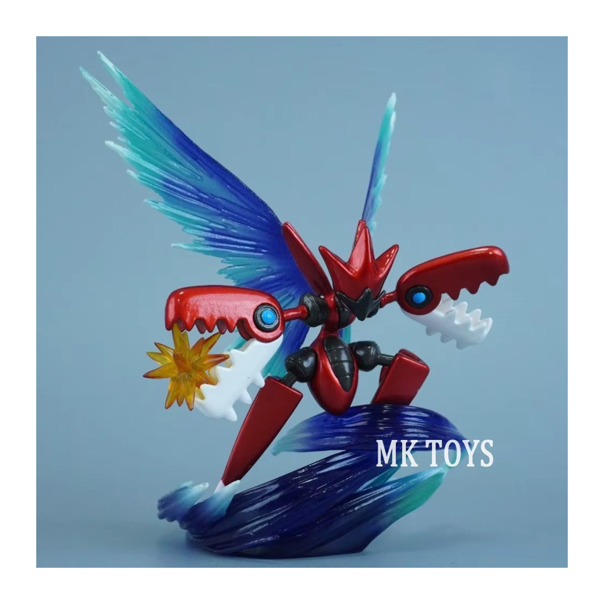 Bandai Pokemon Mega Scizor Actionfigur aus Kunststoff in Rot, 13 cm Höhe - Bild 2