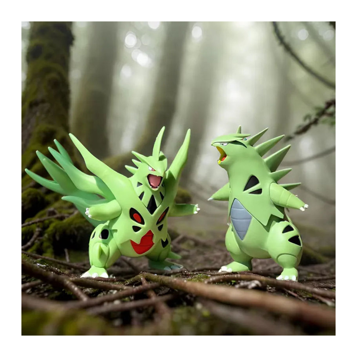 Bandai Pokemon Mega Tyranitar Actionfigur in Grün, PVC Sammlerstatue aus Kunststoff, Höhe: 11 cm - Bild 3