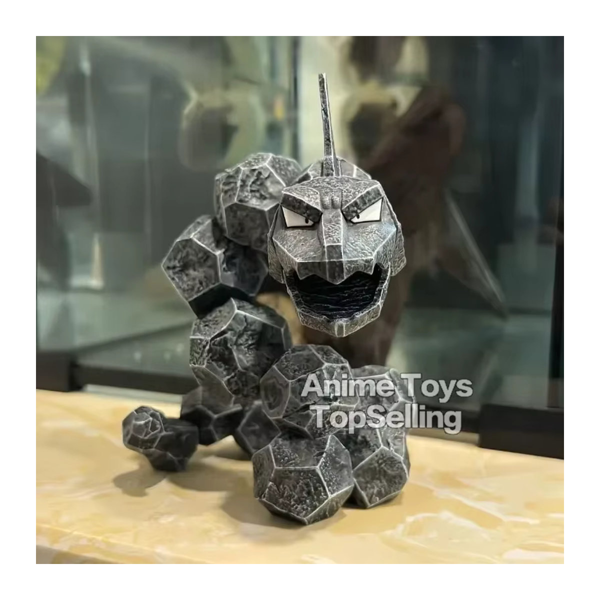 Bandai Pokemon Onix Actionfigur aus Kunststoff, grau, Höhe: 14 cm - Bild 3
