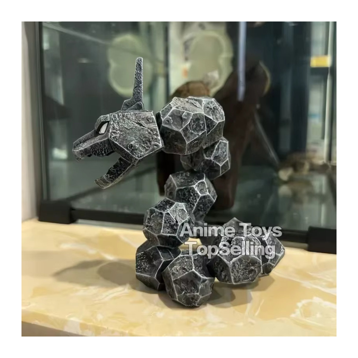 Bandai Pokemon Onix Actionfigur aus Kunststoff, grau, Höhe: 14 cm - Bild 4