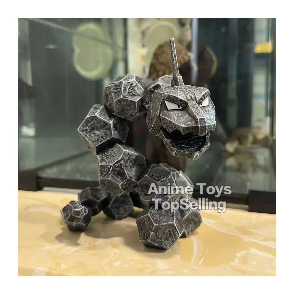 Bandai Pokemon Onix Actionfigur aus Kunststoff, grau, Höhe: 14 cm - Bild 5
