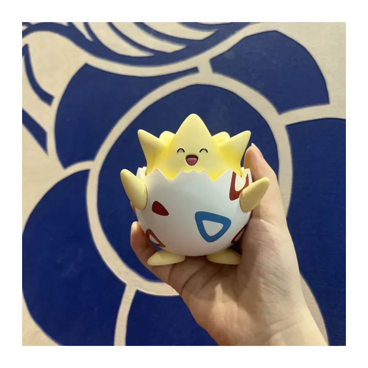 Bandai Pokemon Togepi Figur in Weiß aus Kunststoff als dekoratives Sammlerornament - Bild 2