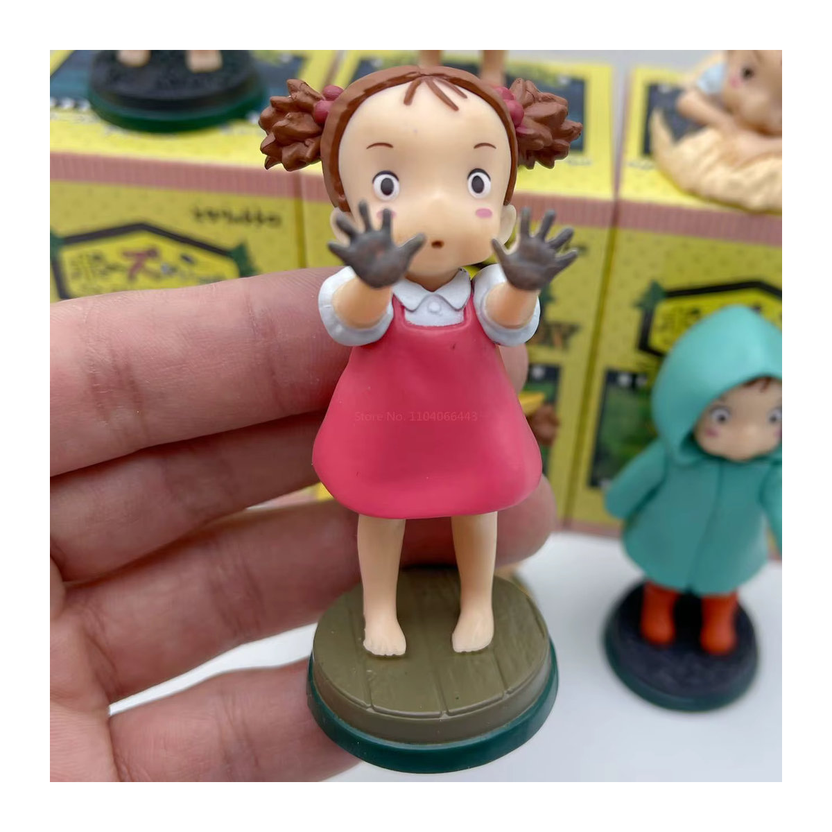 Bandai Ponyo Anime Figur Blind Box aus PVC als mehrfarbige Desktop Dekoration und Spielzeug für Kinder - Bild 5