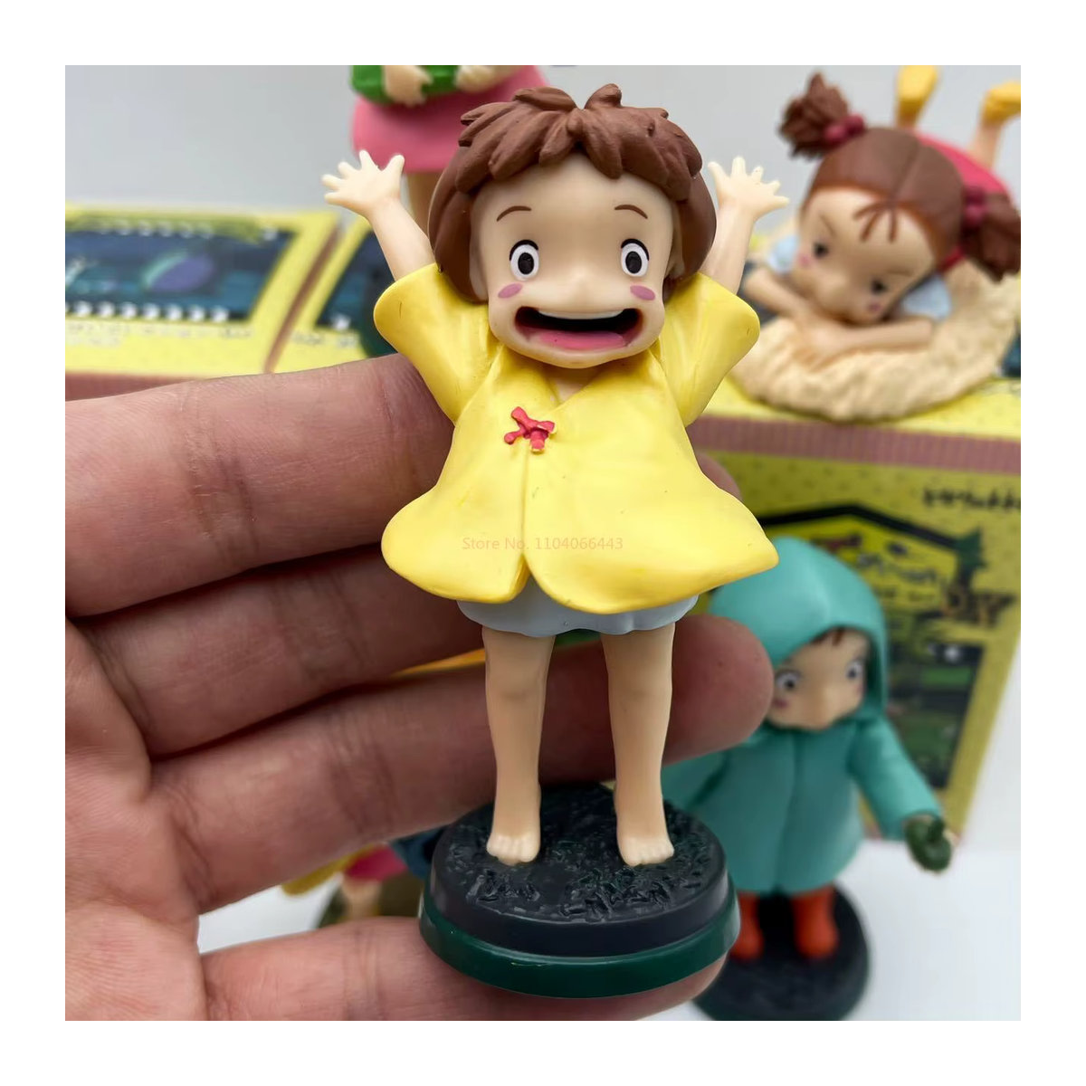Bandai Ponyo Anime Figur Blind Box aus PVC als mehrfarbige Desktop Dekoration und Spielzeug für Kinder - Bild 6