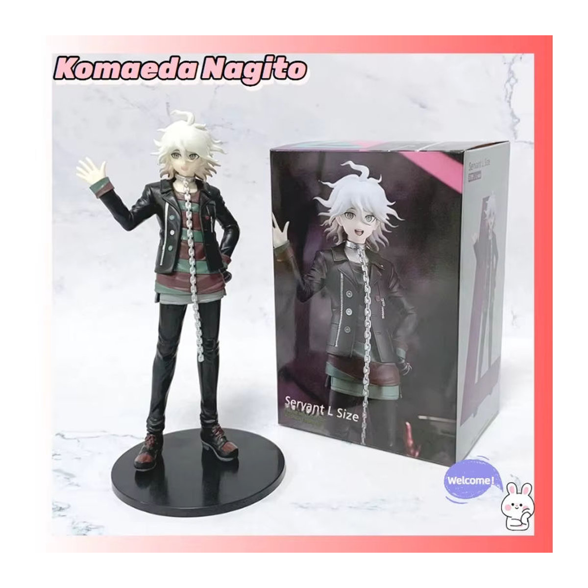 Bandai Pop-Up-Parade Danganronpa Nagito Komaeda Anime-Figur, mehrfarbig, Höhe: 20 cm - Bild 3