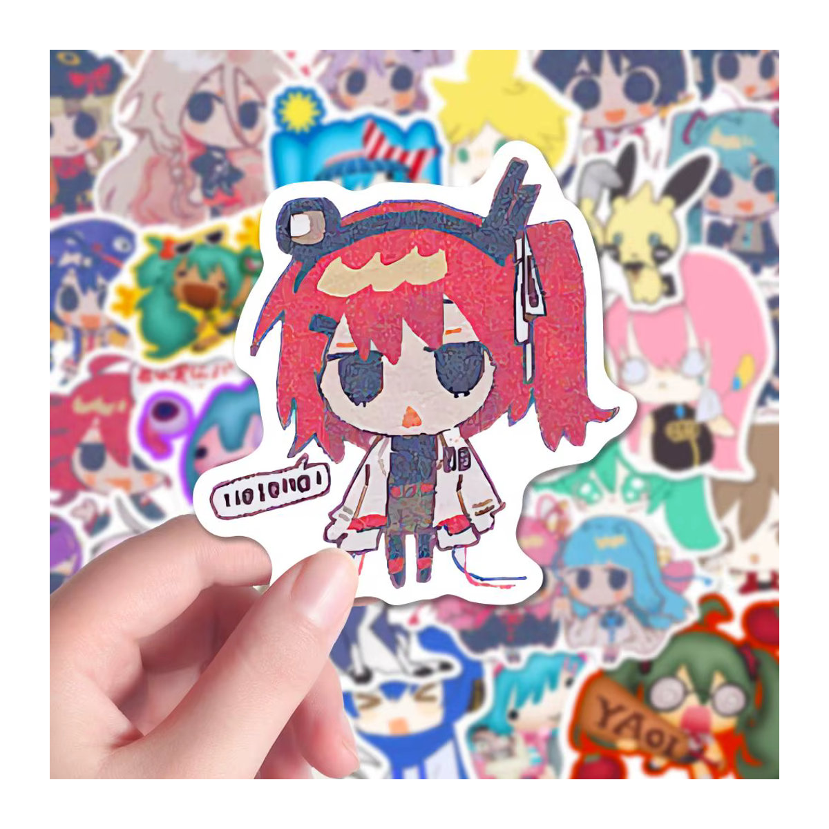 Bandai Projekt Diva Anime Aufkleber Q-Version Graffiti Dekorationsset mehrfarbig - Bild 3