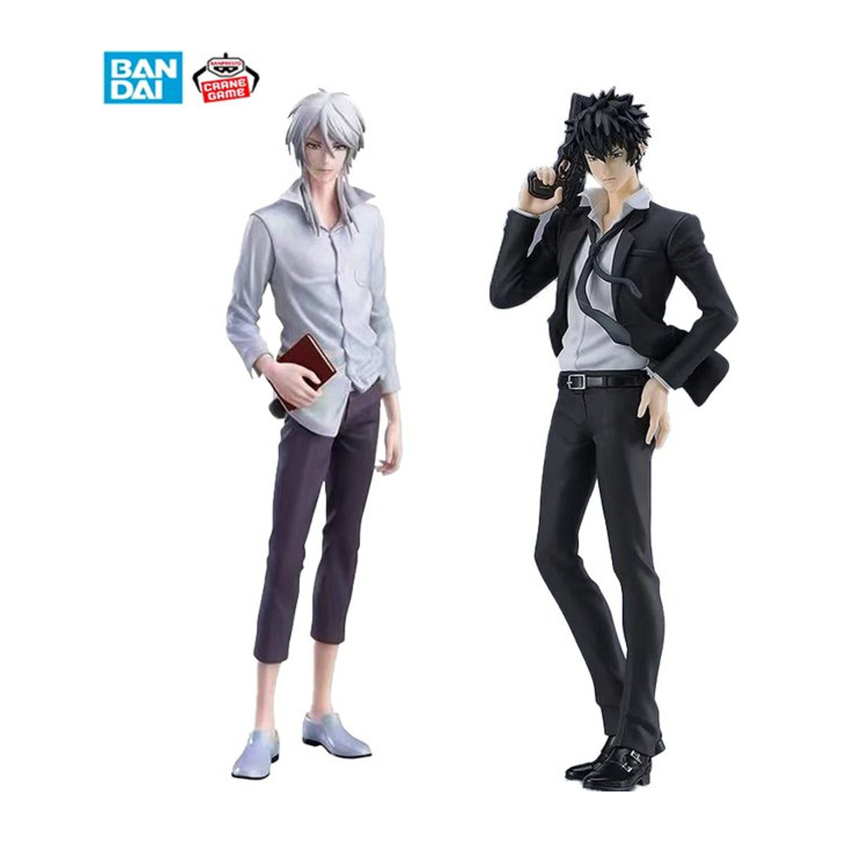 Bandai Psycho-Pass Anime-Figuren Kougami Shin'ya und Makishima Shogo aus PVC, mehrfarbig, Höhe: 18 cm - Bild 1