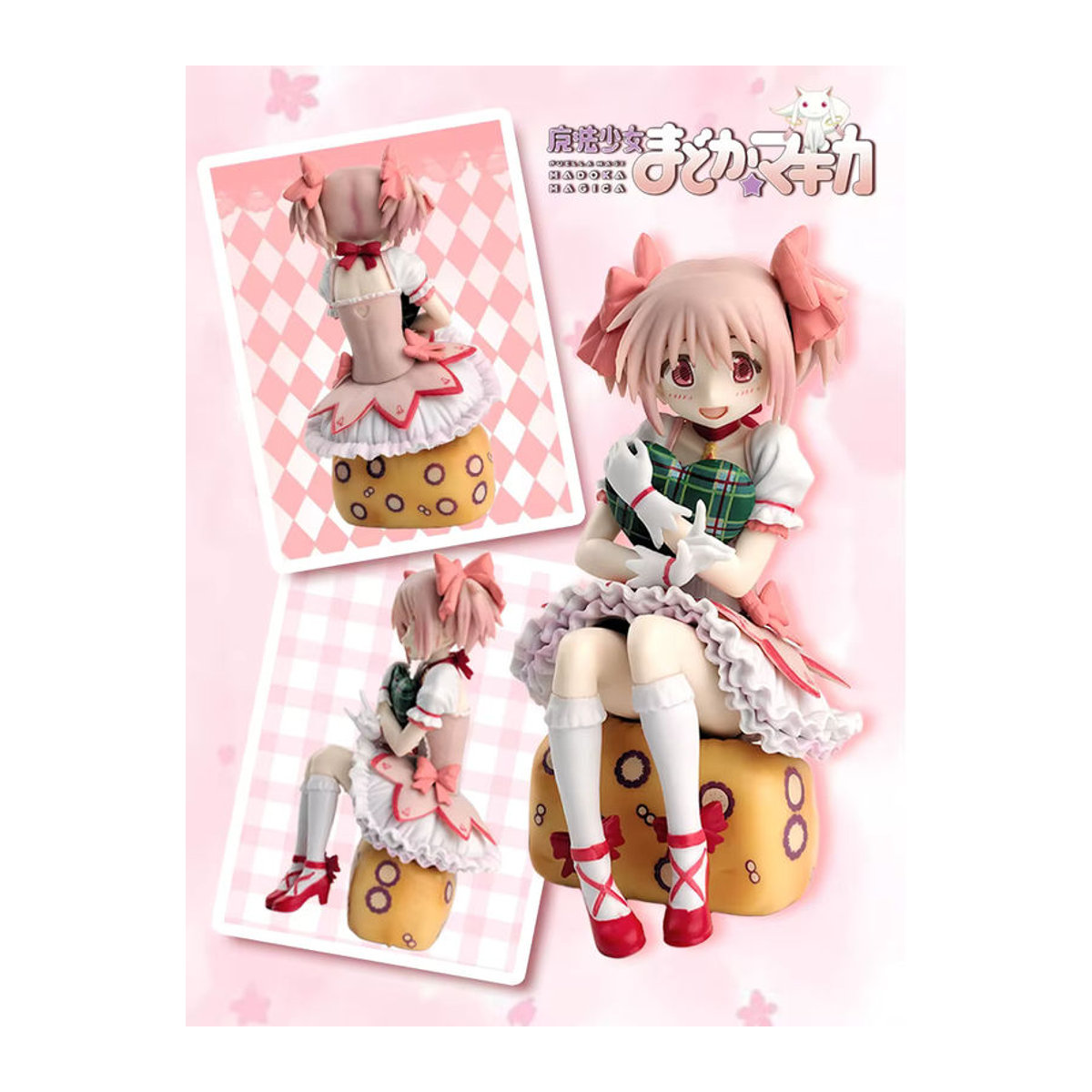 Bandai Puella Magi Madoka Magica Action Figur Magikano in Rosa, PVC Modell Puppe zur Desktop Dekoration, Höhe: 14 cm - Bild 4