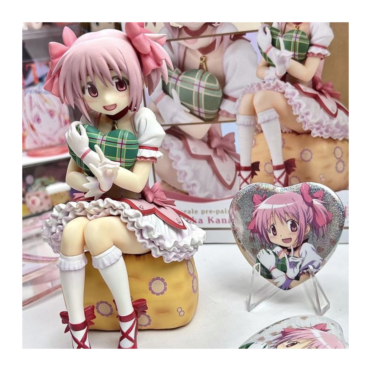 Bandai Puella Magi Madoka Magica Actionfigur Magikano in Rosa, Höhe: 14 cm - Bild 1