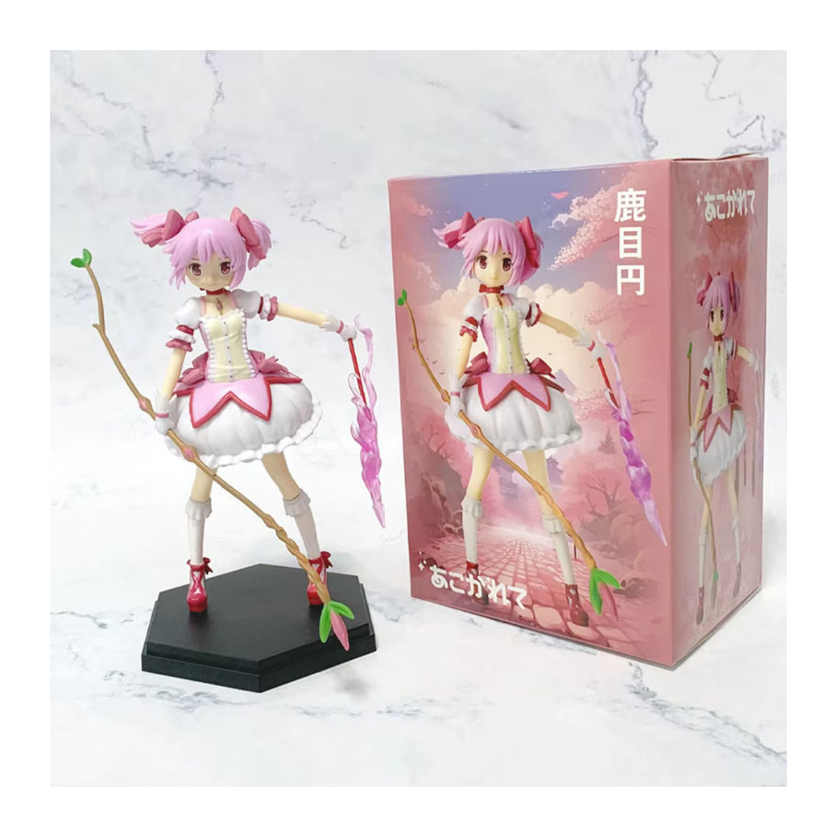 Bandai Puella Magi Madoka Magica Anime-Figur Kaname Madoka Actionfigur in Rosa, Höhe: 17-23 cm - Bild 1