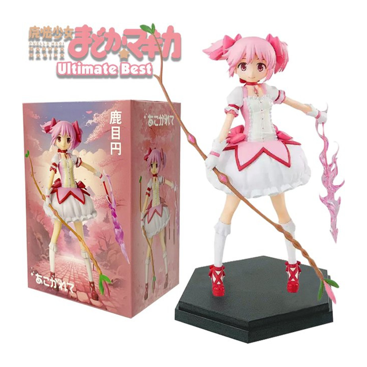 Bandai Puella Magi Madoka Magica Kaname Madoka Anime-Figur aus PVC in Rosa, Höhe: 18 cm - Bild 1