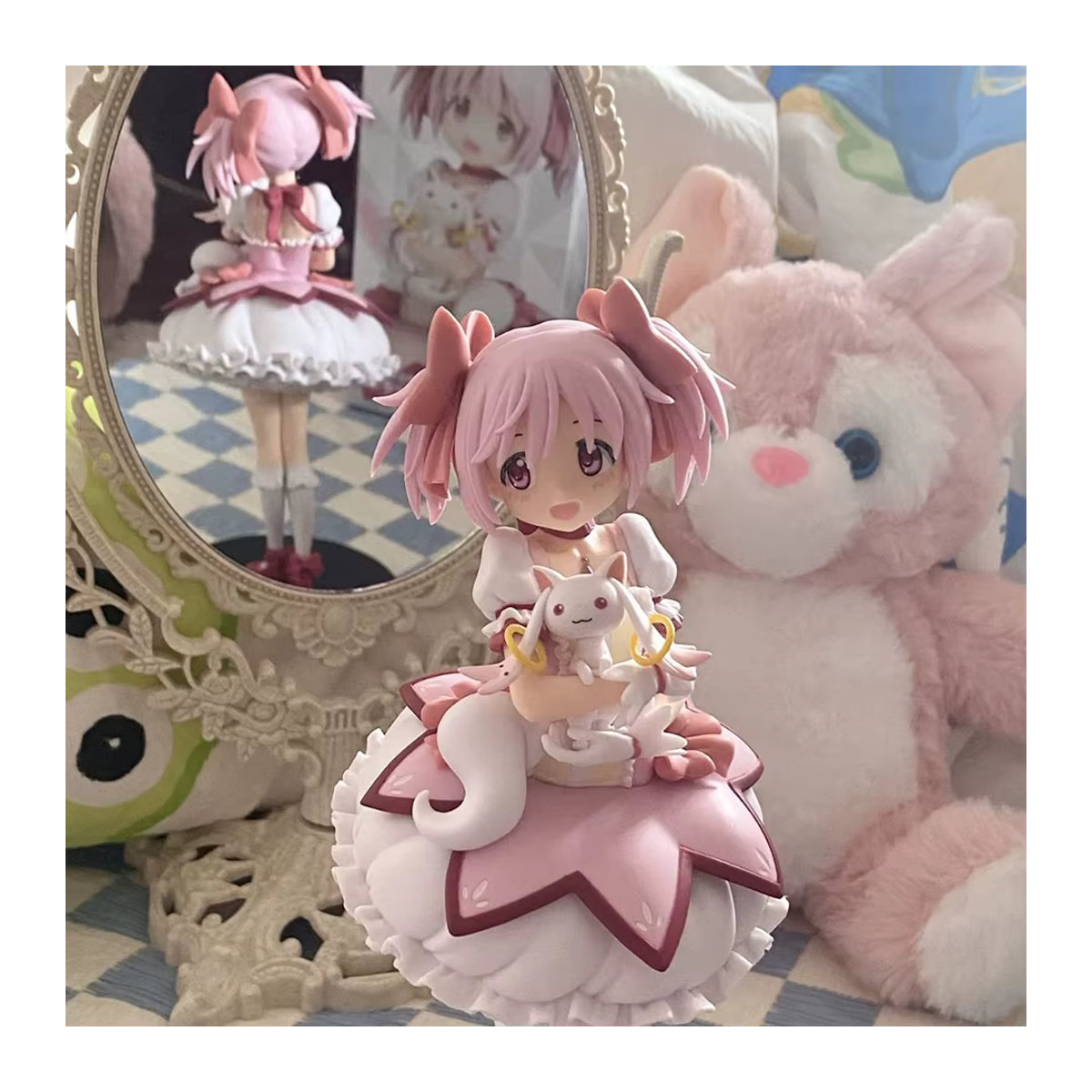 Bandai Puella Magi Madoka Magica Kaname Madoka mit Kyubey Anime-Figur in Rosa, Höhe: 18 cm - Bild 2