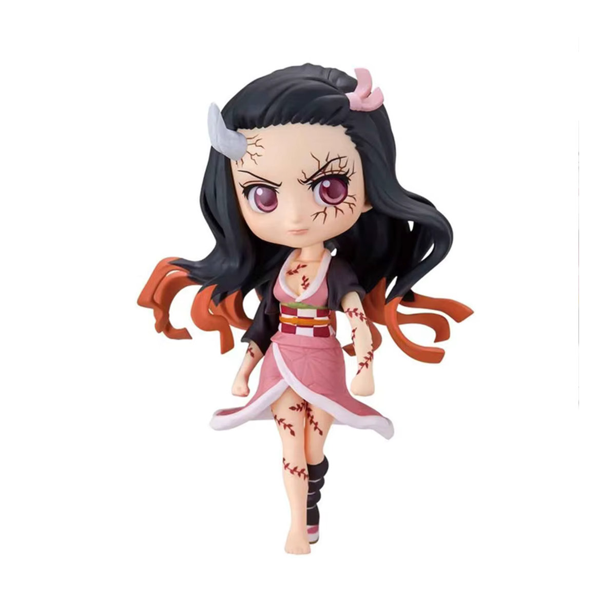 Bandai Q Posket Anime Figur Demon Slayer Nezuko Tanjiro Zenitsu Inosuke Giyuu aus Kunststoff, mehrfarbig, Höhe: 15 cm - Bild 2